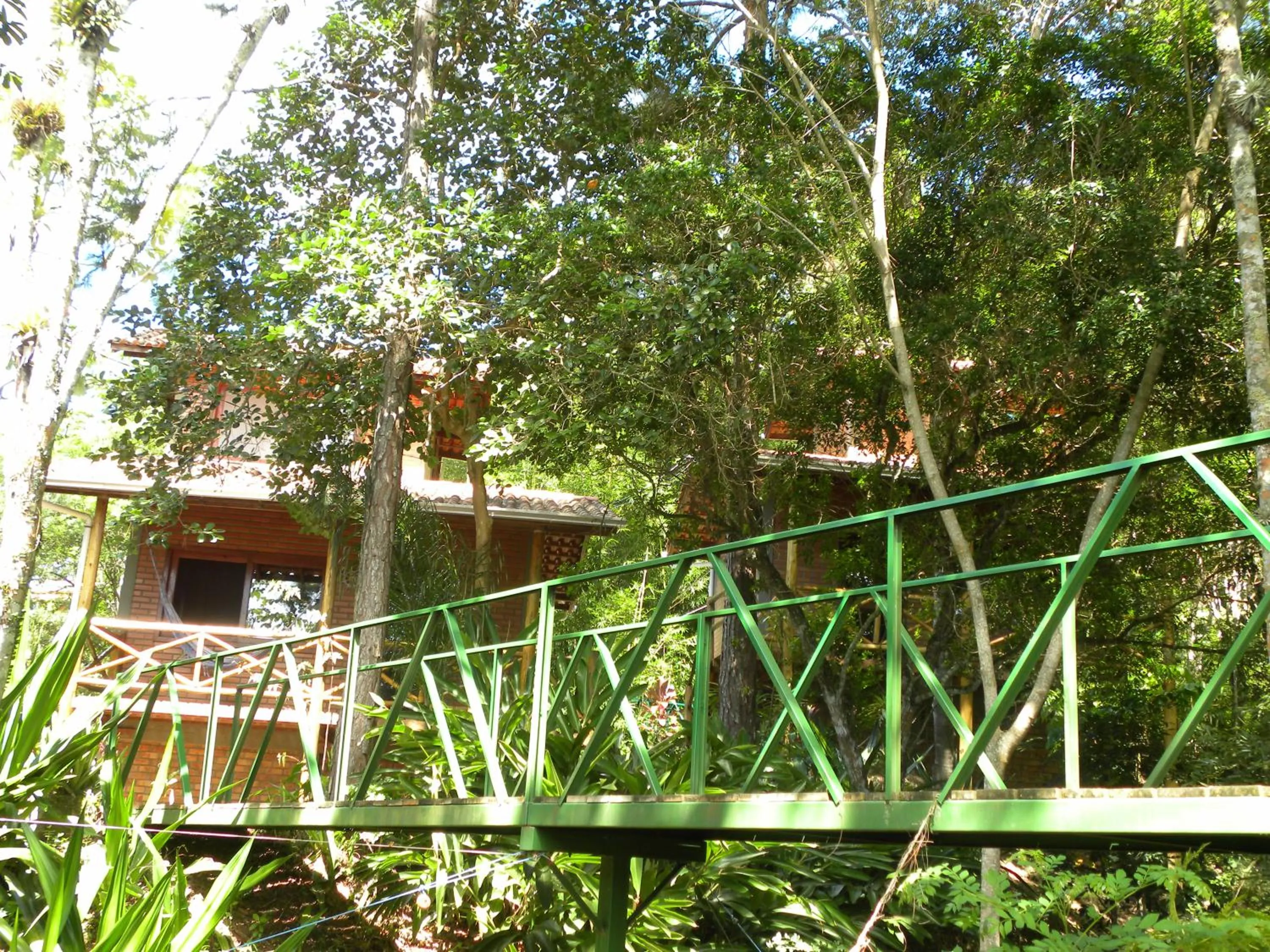 Garden view in Pousada Nosso Bosque