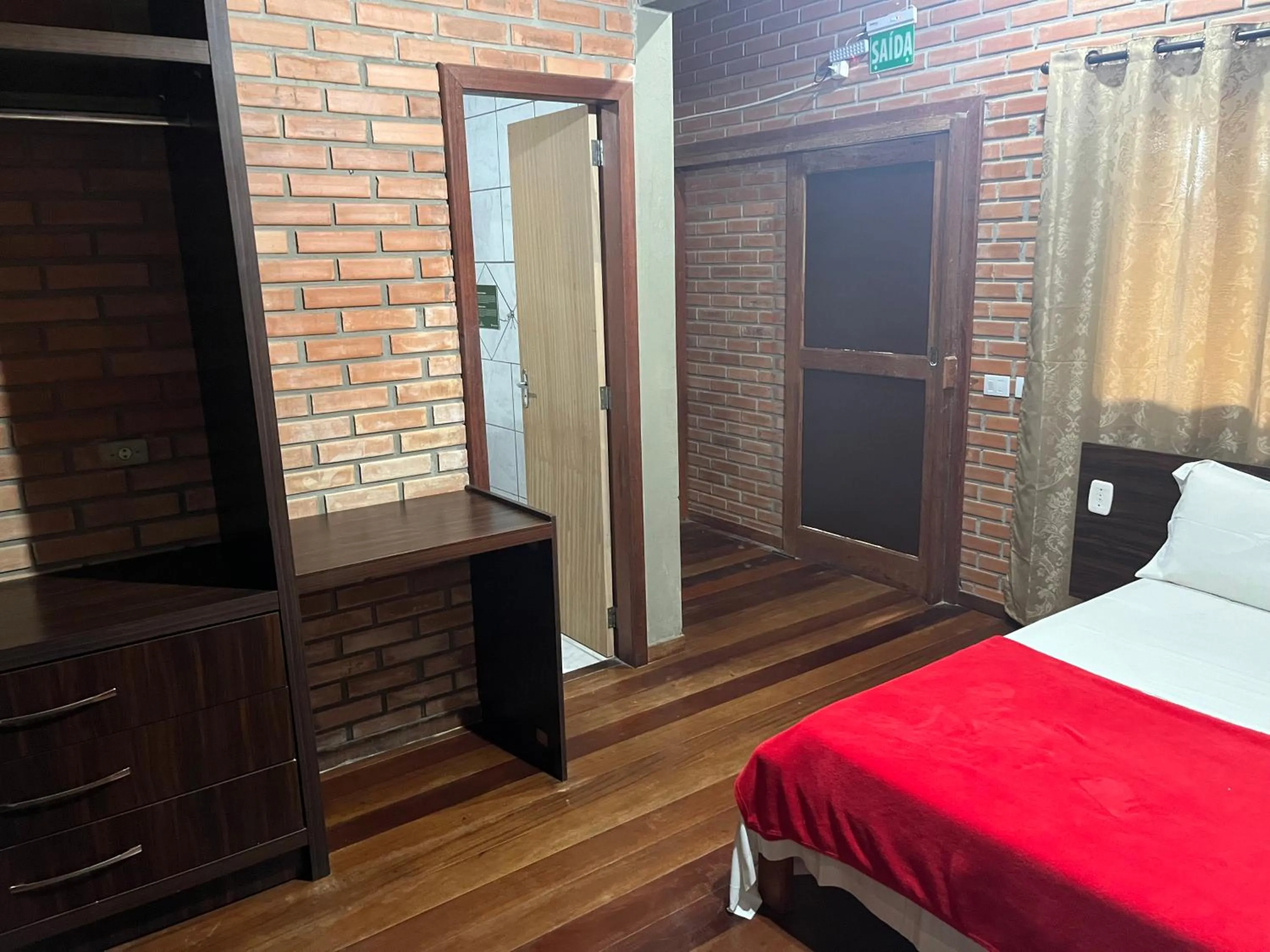 Bedroom, Bed in Pousada Nosso Bosque