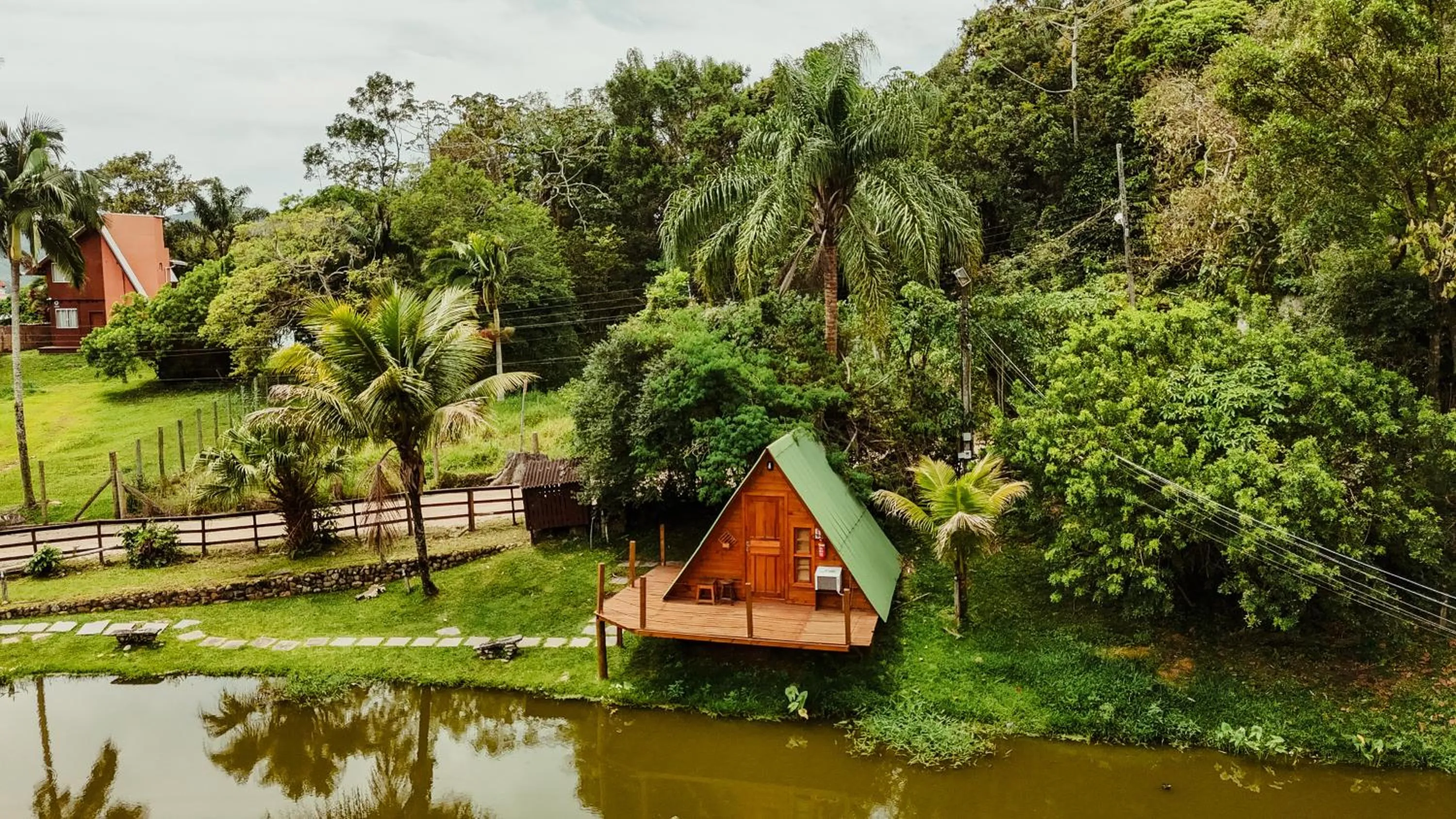 Natural landscape in Pousada Nosso Bosque