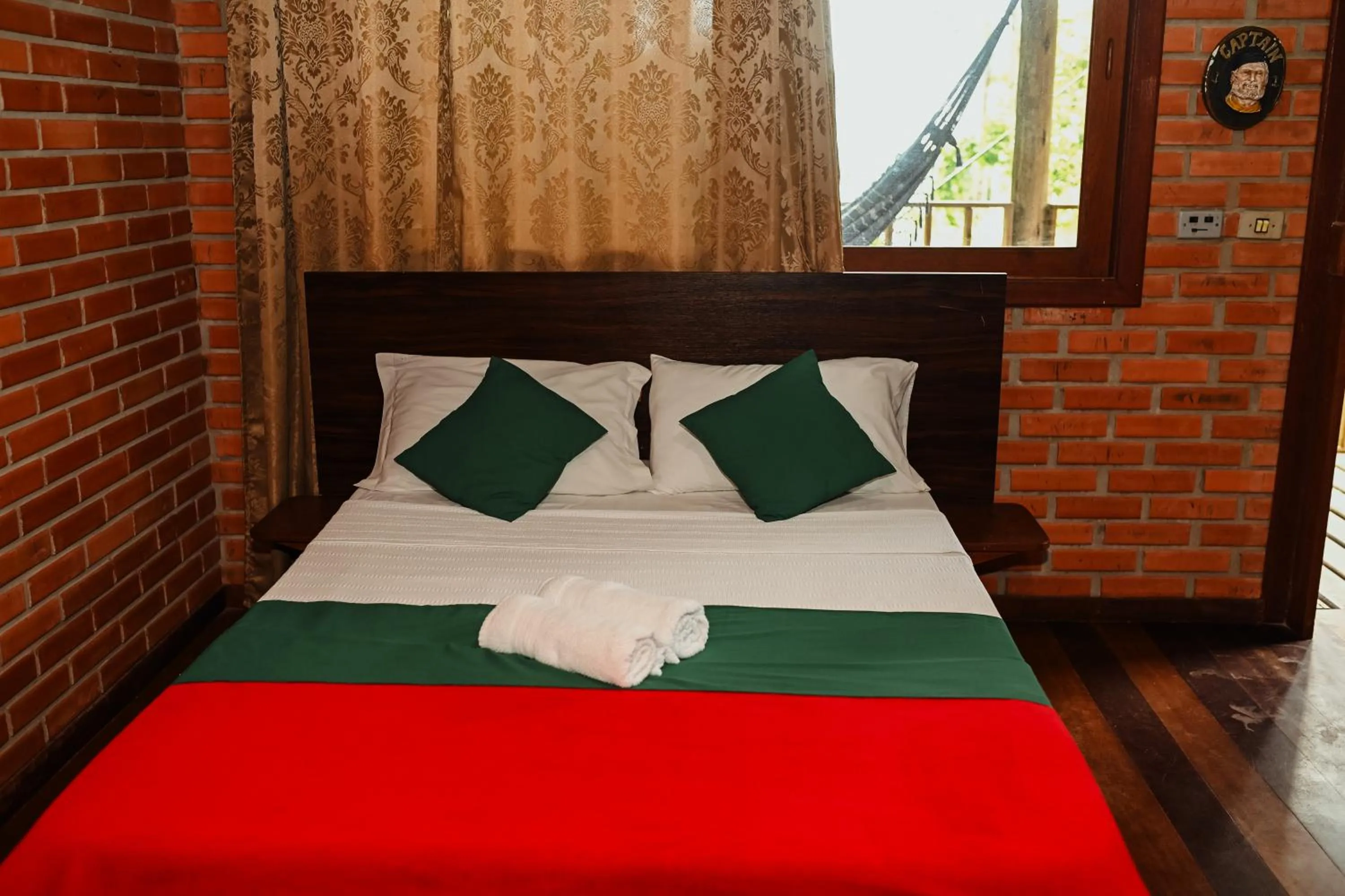 Bed in Pousada Nosso Bosque