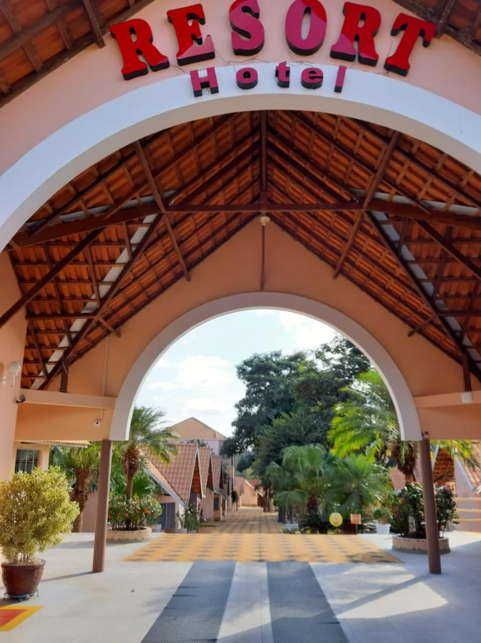 Facade/entrance in Ody Park Resort Hotel
