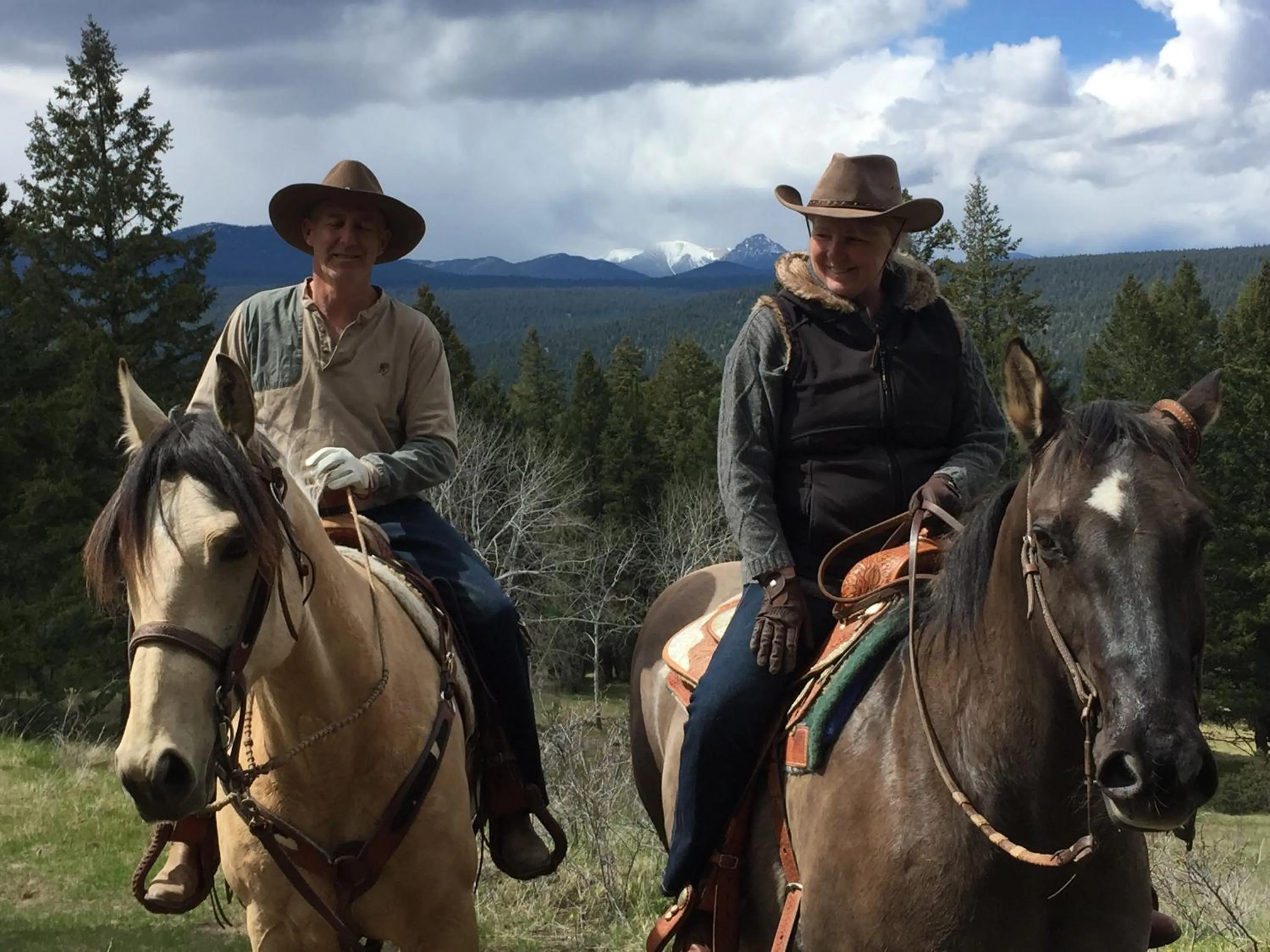 Family in Montana Hill Guest Ranch