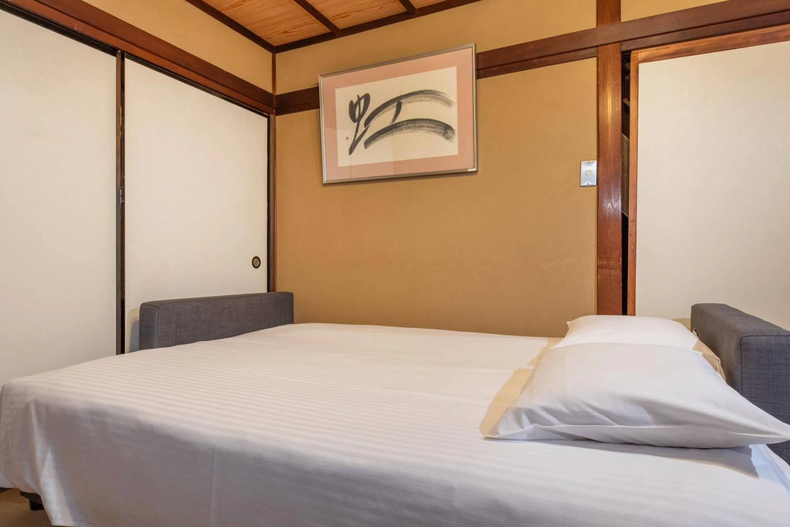 Bed in Shiki Homes HARU