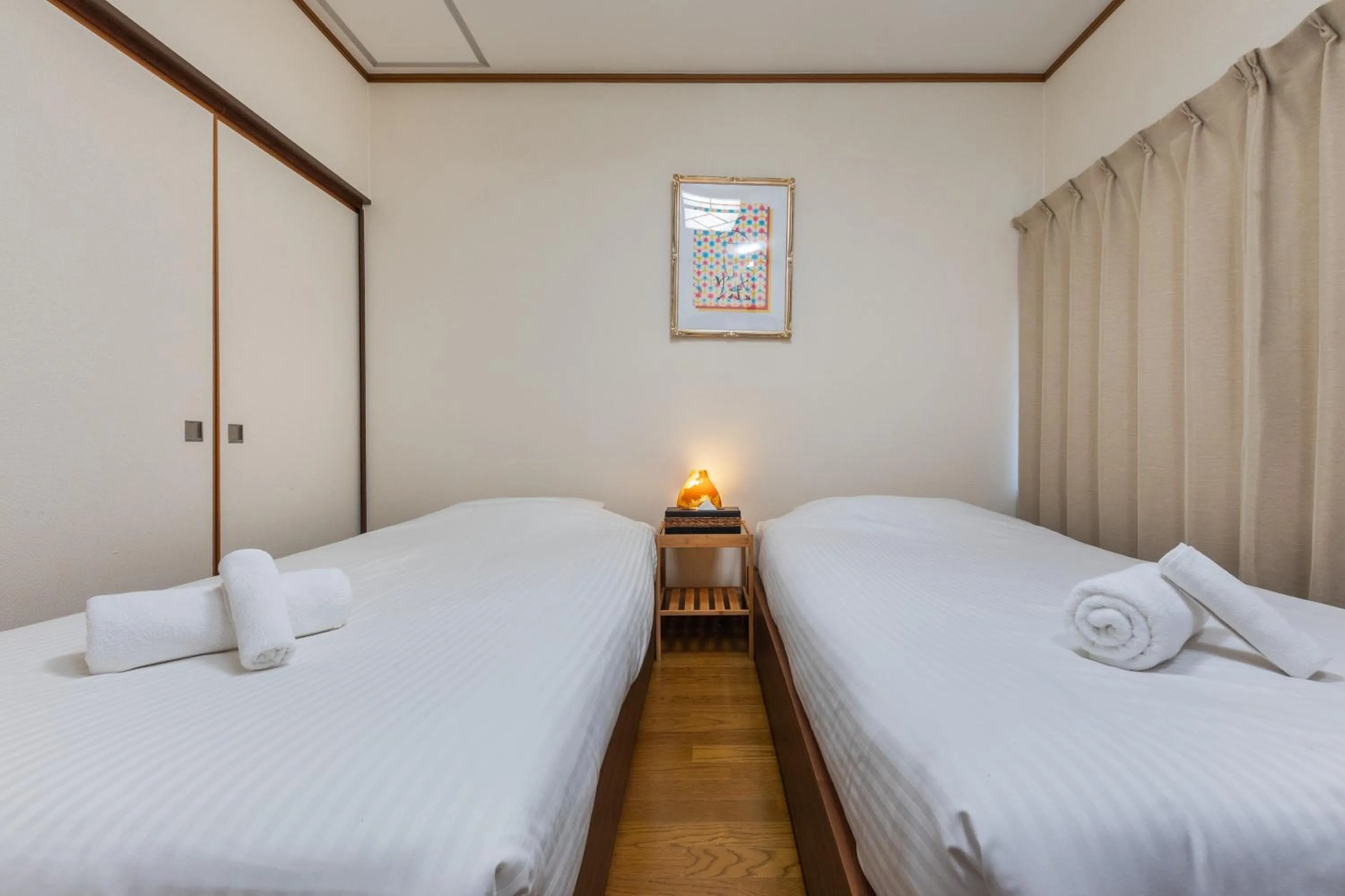 Bed in Shiki Homes HARU