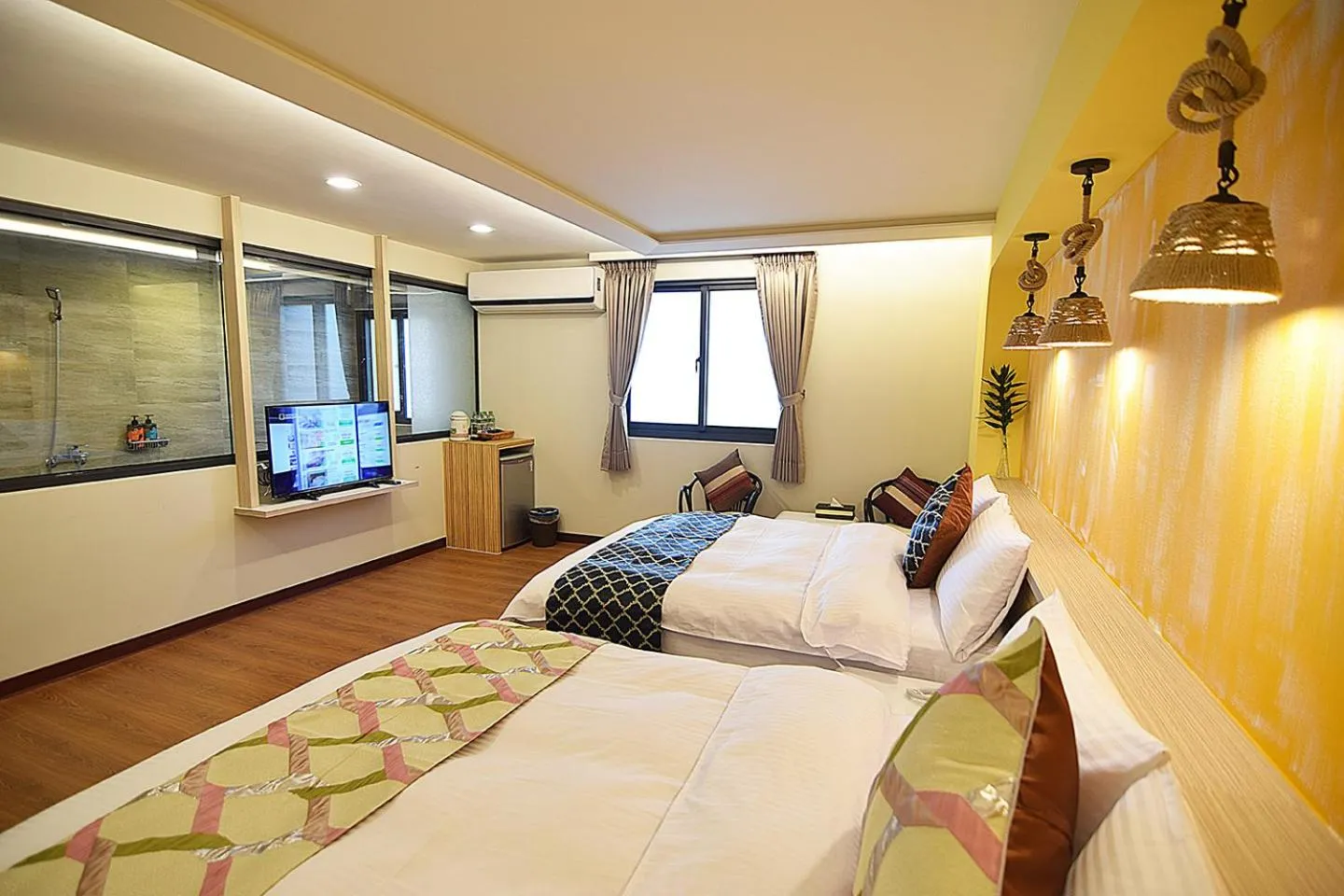 Bed in No. 21 Jiaoxi Hot Spring Homestay