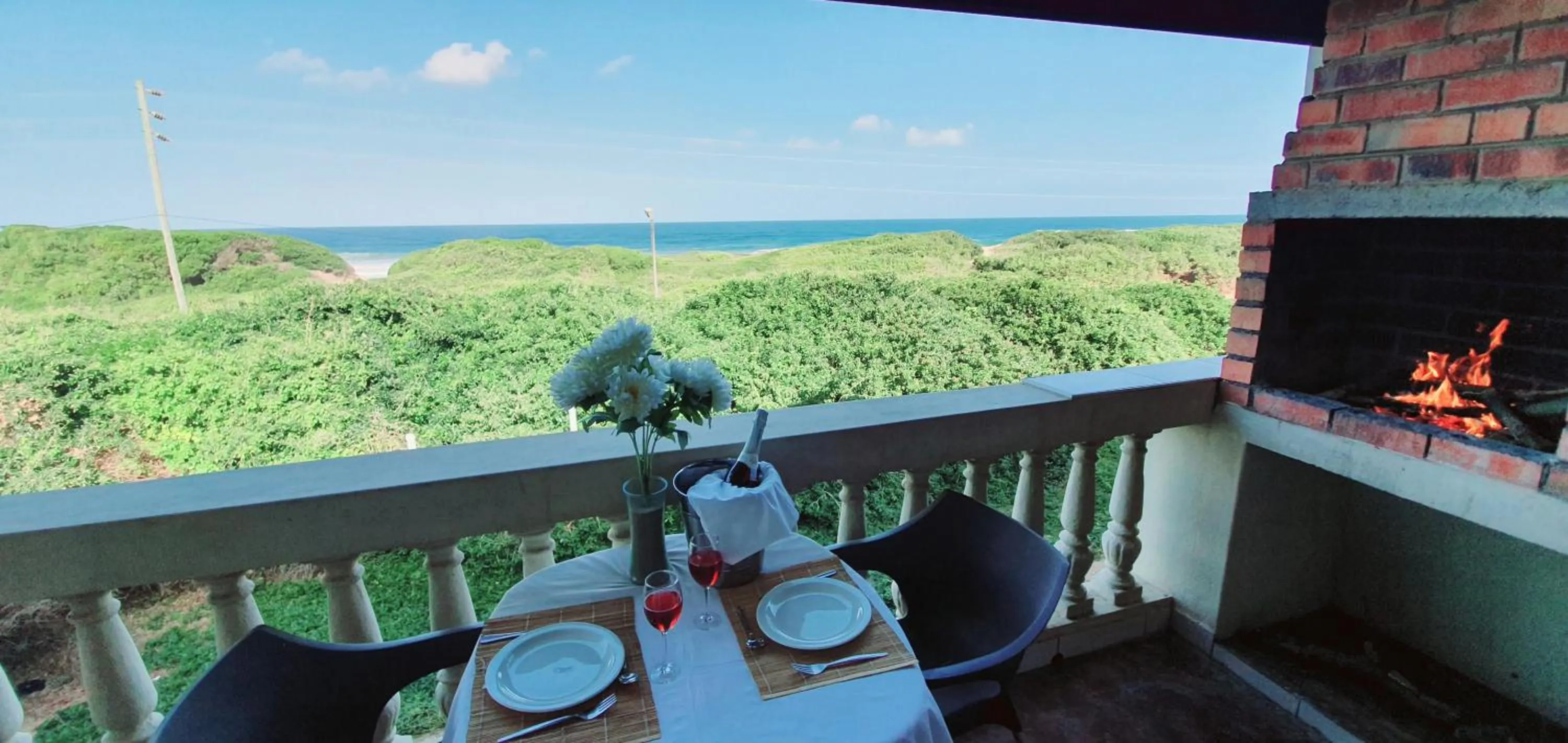 Patio in Go Wild Beach Resort