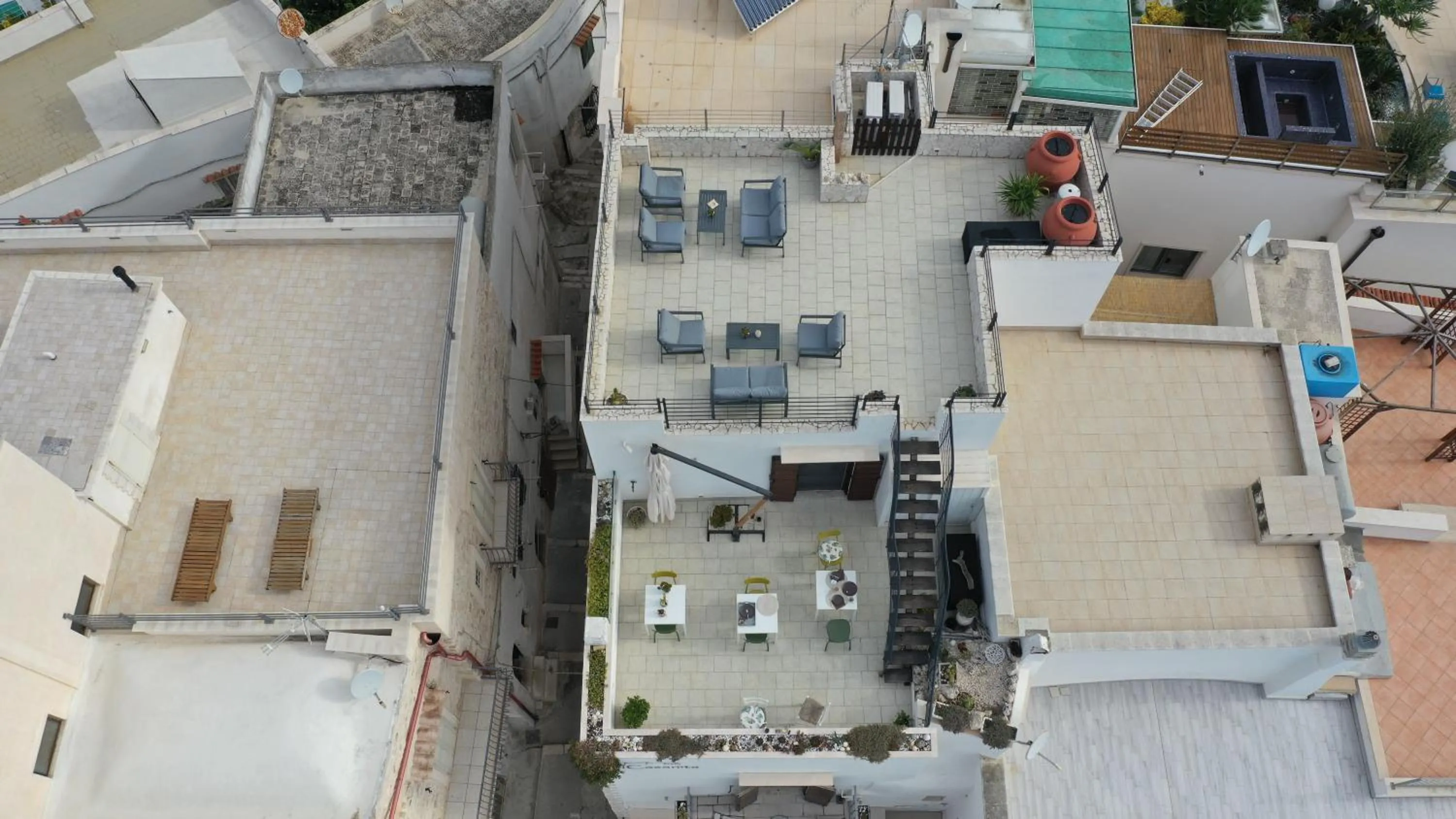 Bird's eye view in B&B Casanita