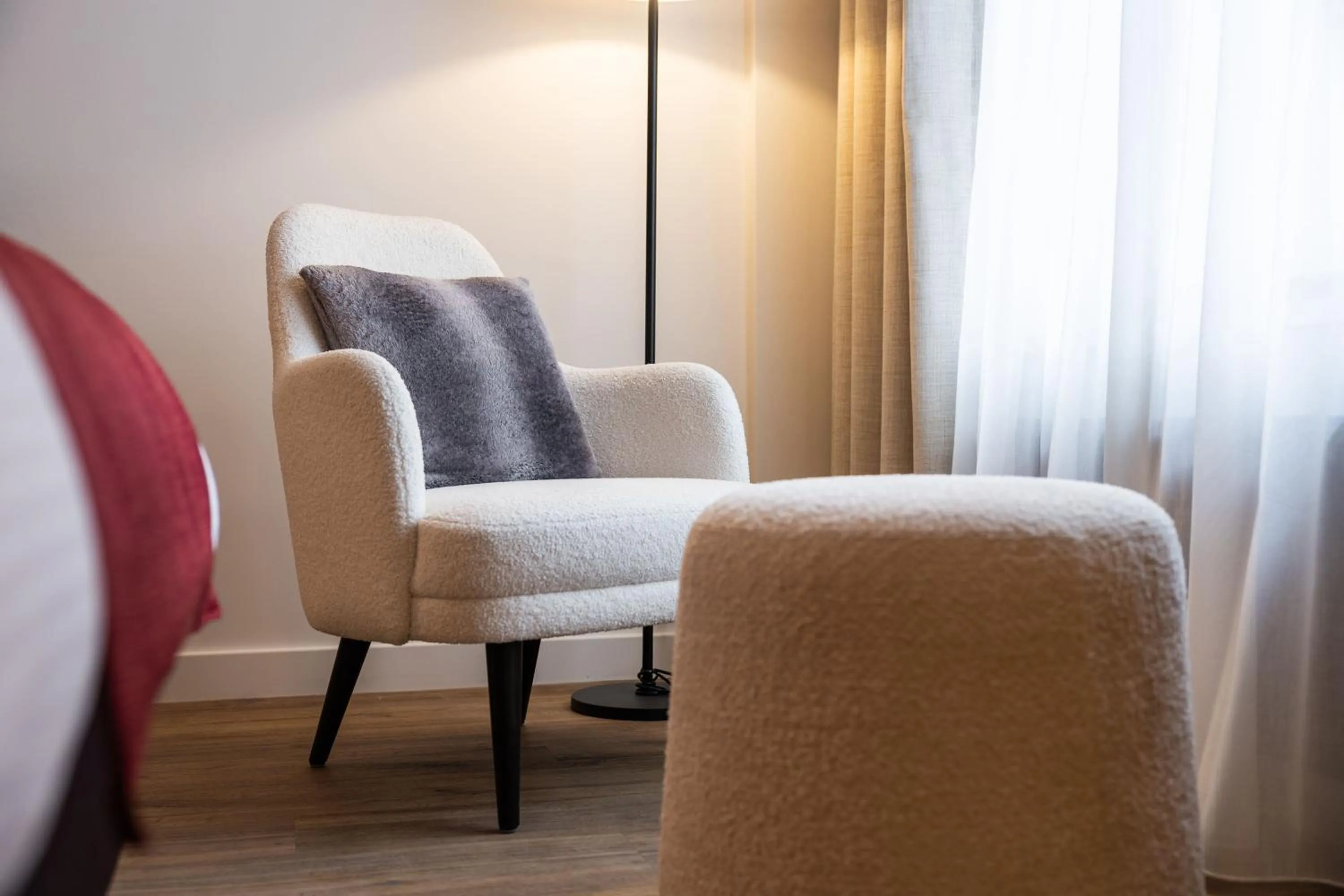 Bedroom in Hotel du Commerce