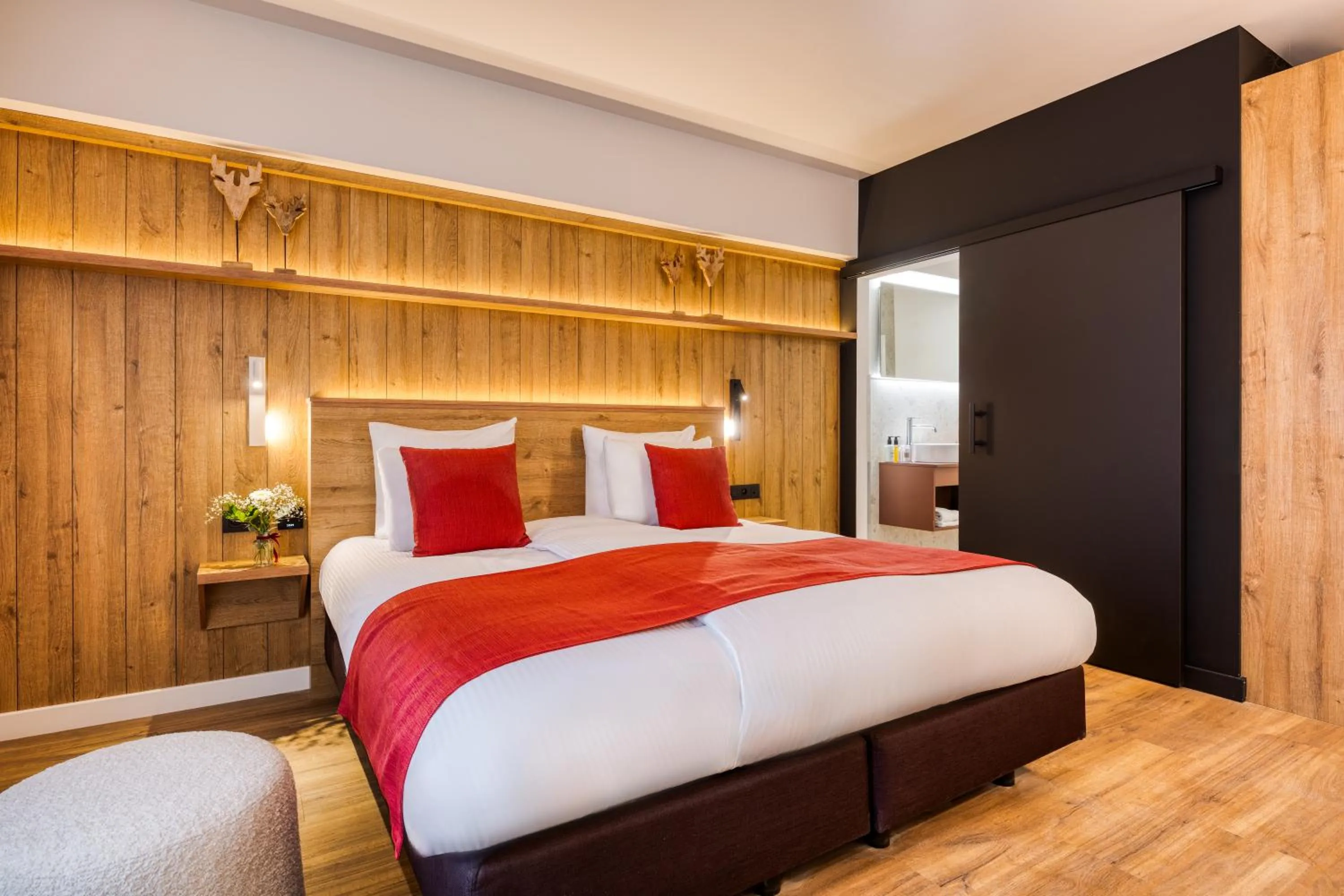 Bed in Hotel du Commerce