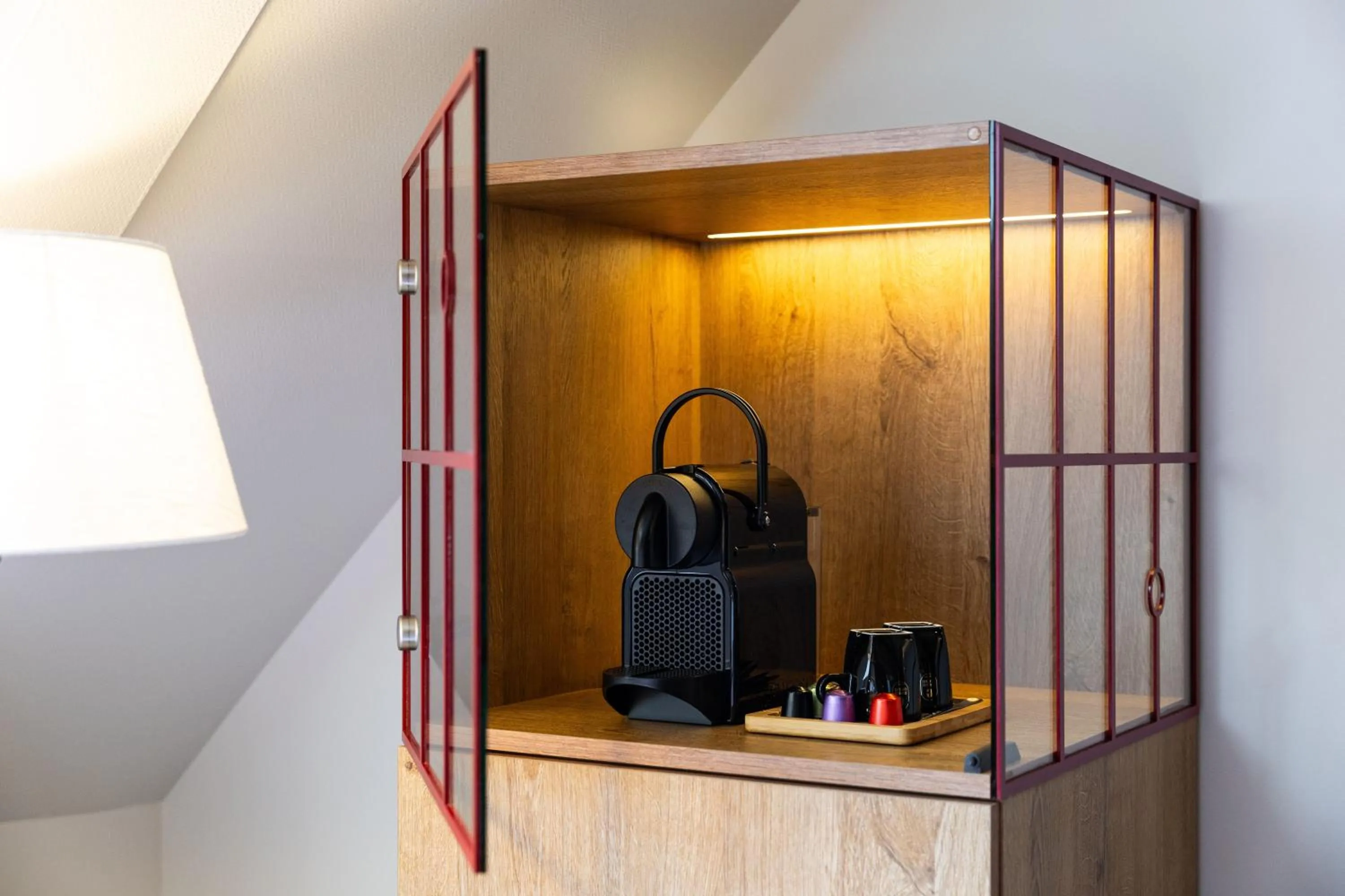 Coffee/tea facilities in Hotel du Commerce