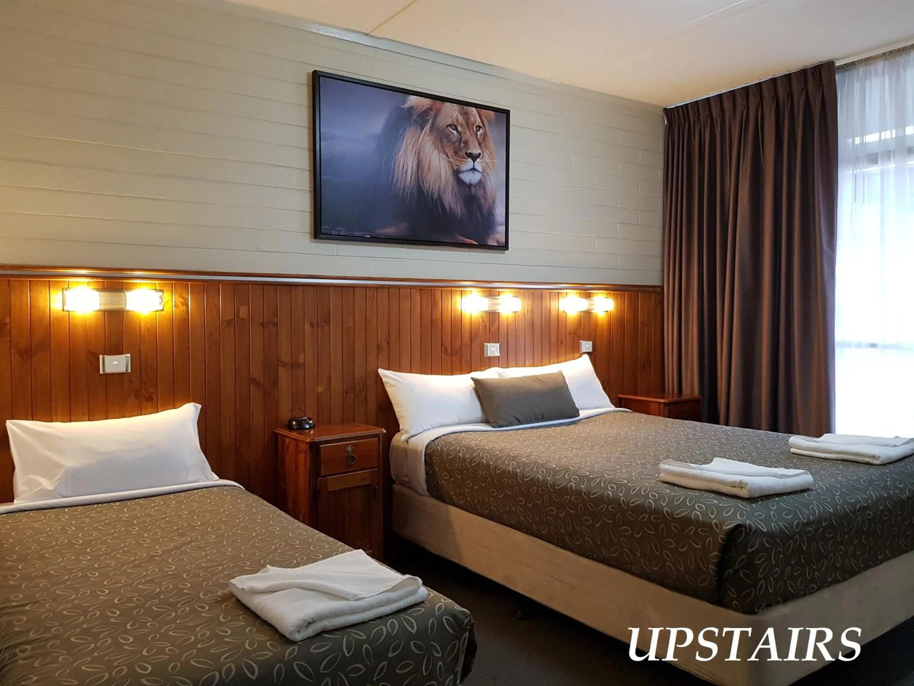 Bed in Central Motel Mildura