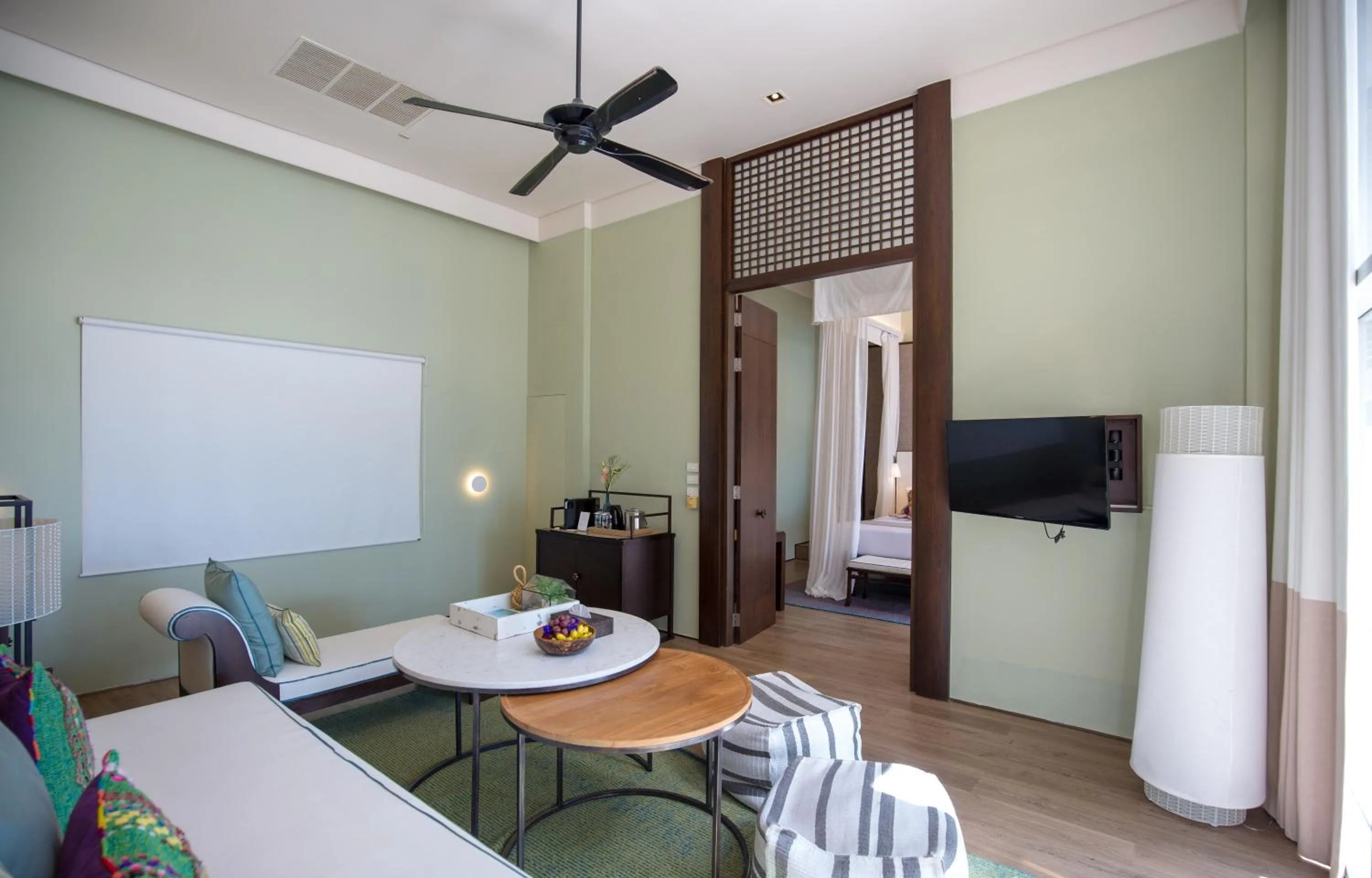 Living room, Bed in Veranda Pool Villas & Suite Hua Hin Cha Am