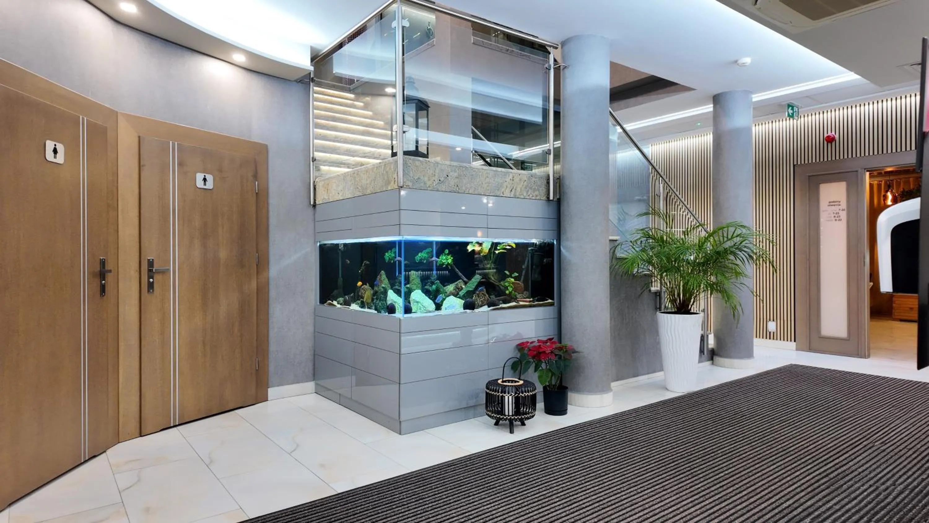 Lobby or reception in Hotel Oskar Business & Spa