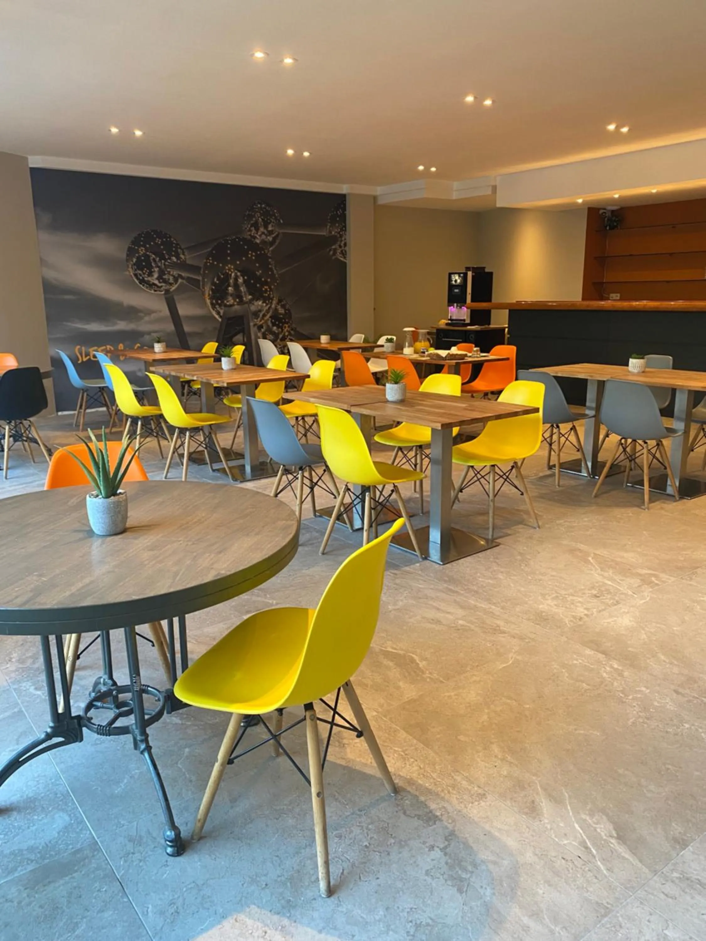 Seating area in Sleep & Go Brussels Expo Hotel