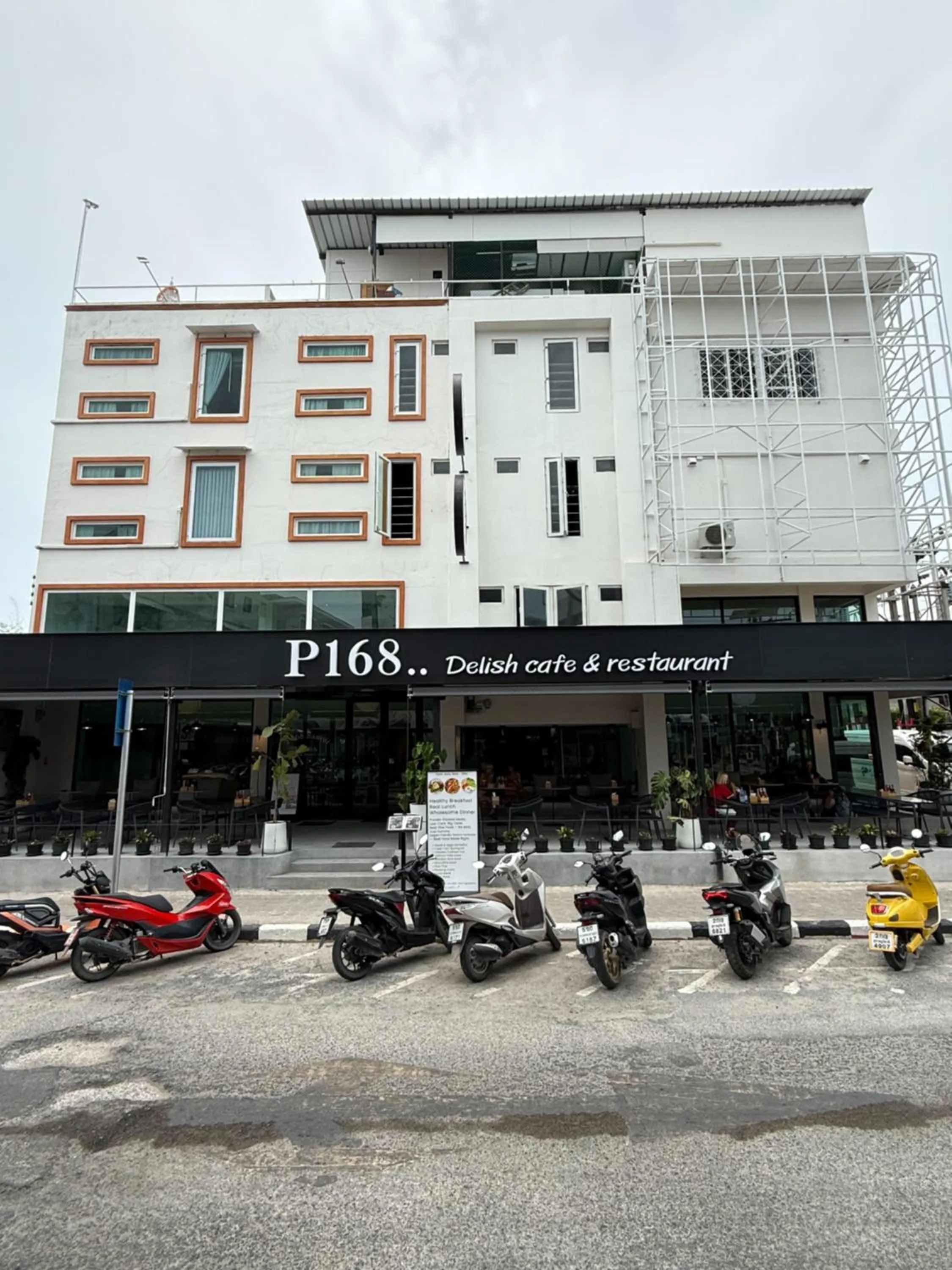 Logo/Certificate/Sign in P168 Hostel Samui