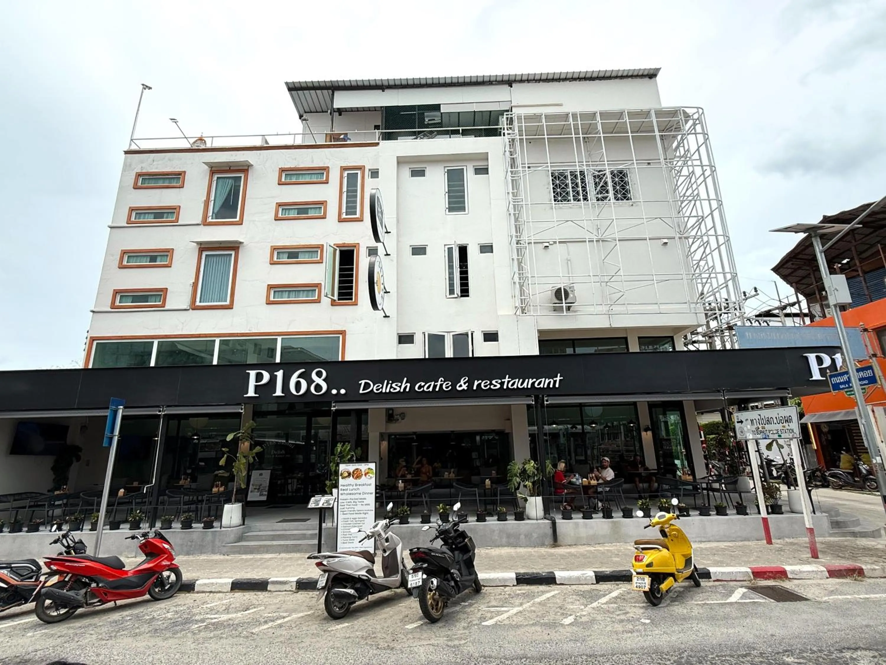 Logo/Certificate/Sign in P168 Hostel Samui