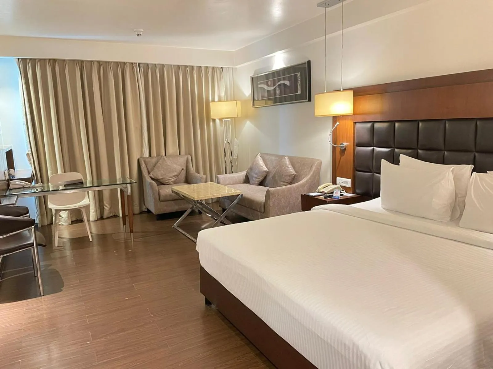Bed in Paradigm Sarovar Portico