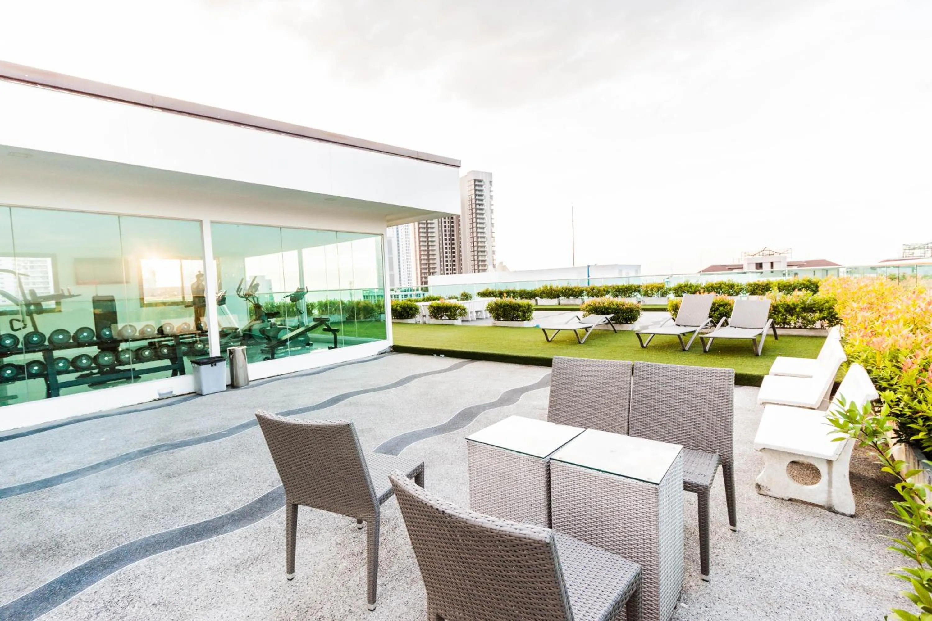 Patio in Club Royal Wongamat by Pattaya Sunny Rentals