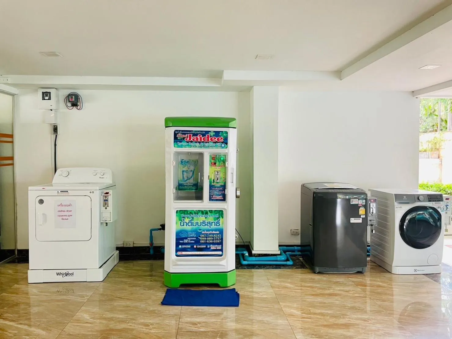 washing machine in Club Royal Wongamat by Pattaya Sunny Rentals