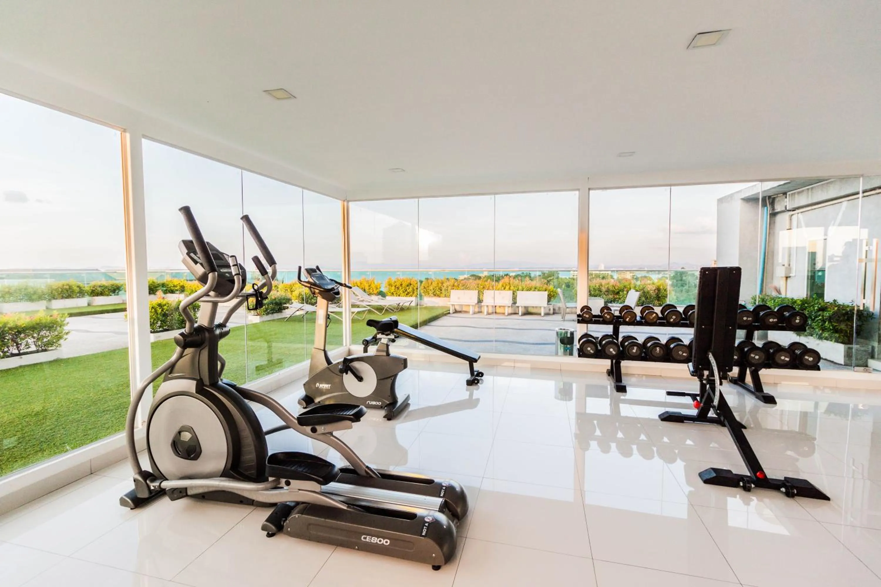 Fitness centre/facilities in Club Royal Wongamat by Pattaya Sunny Rentals