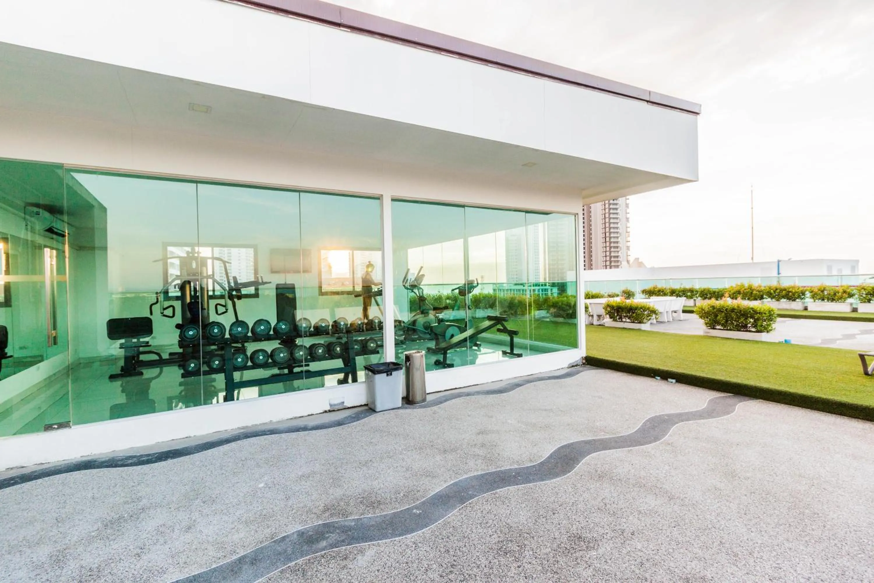 Fitness centre/facilities in Club Royal Wongamat by Pattaya Sunny Rentals