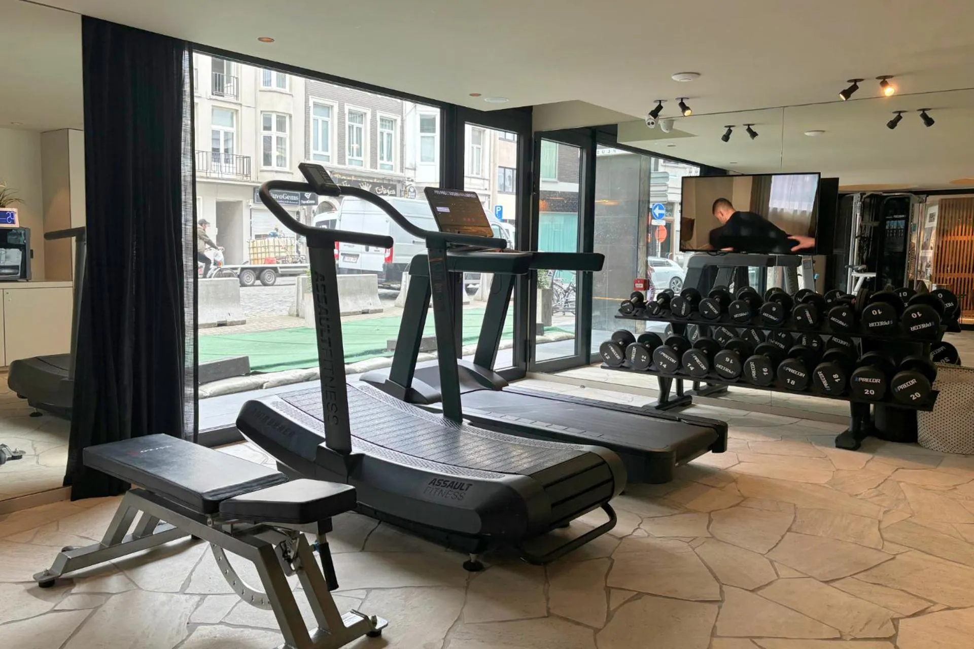 Fitness centre/facilities in PREMIER SUITES Antwerp