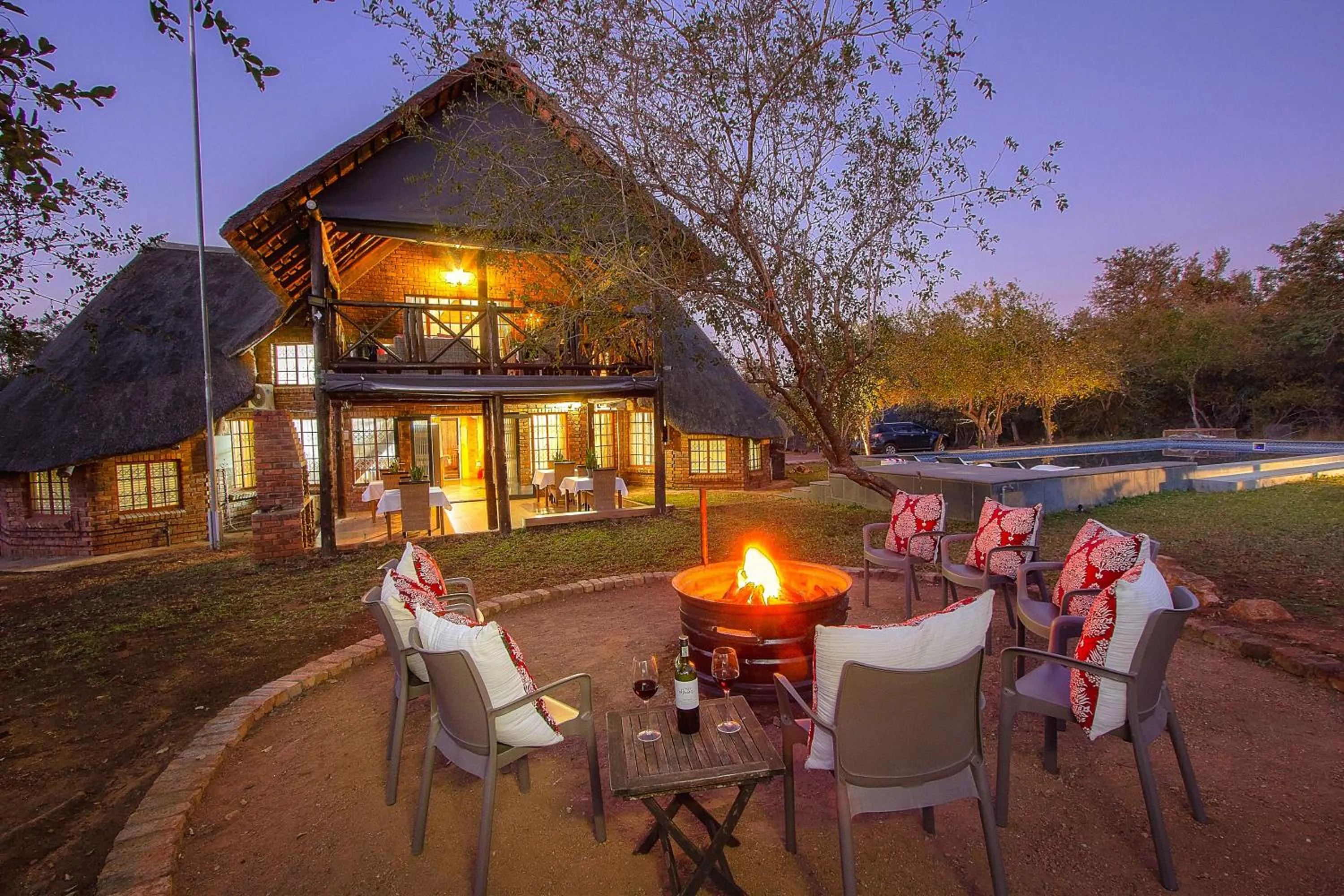 BBQ facilities in Imbube Safari Lodge
