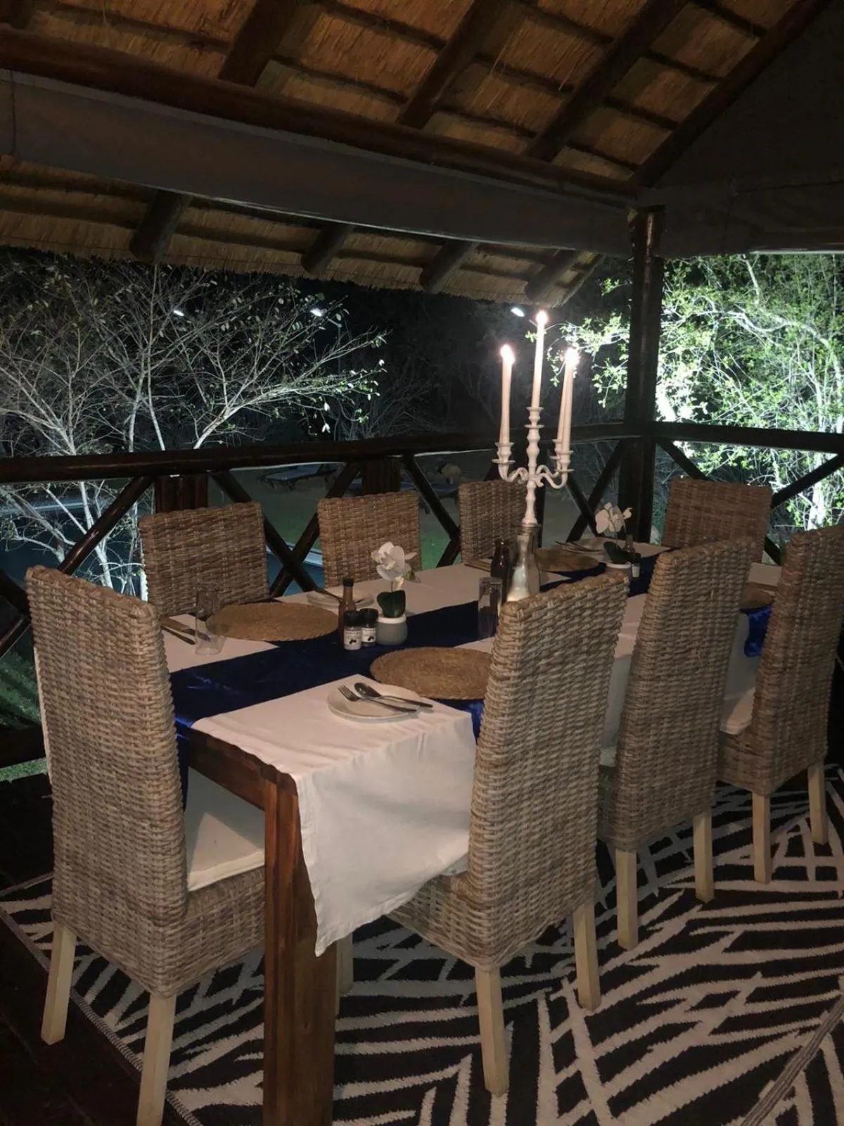 Dinner in Imbube Safari Lodge