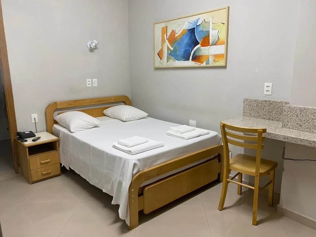 Bed in Missouri Hotel