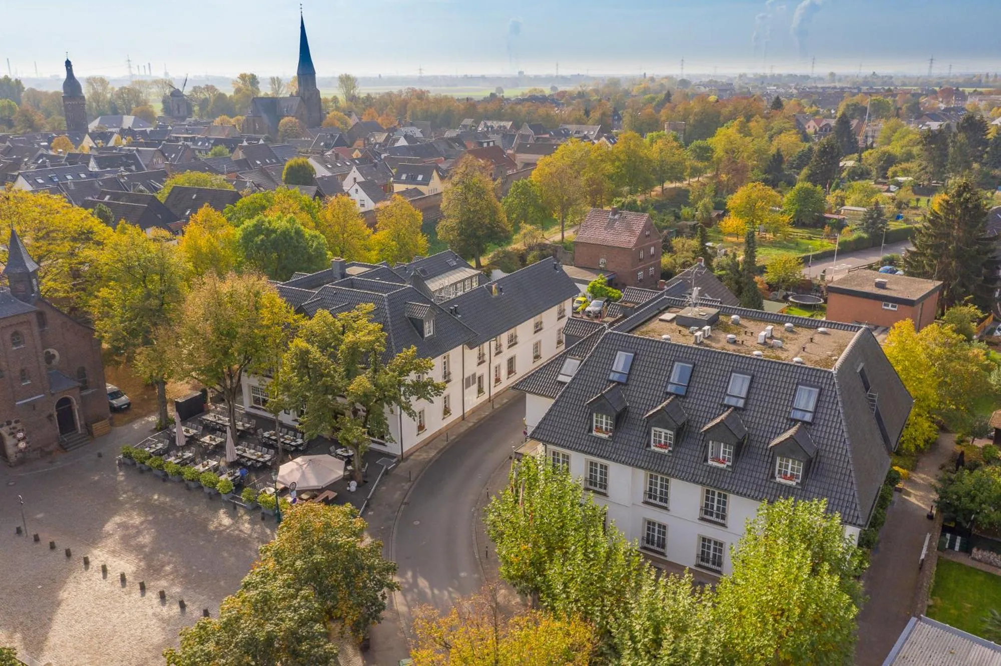 Bird's eye view in Hotel "Schloss Friedestrom"
