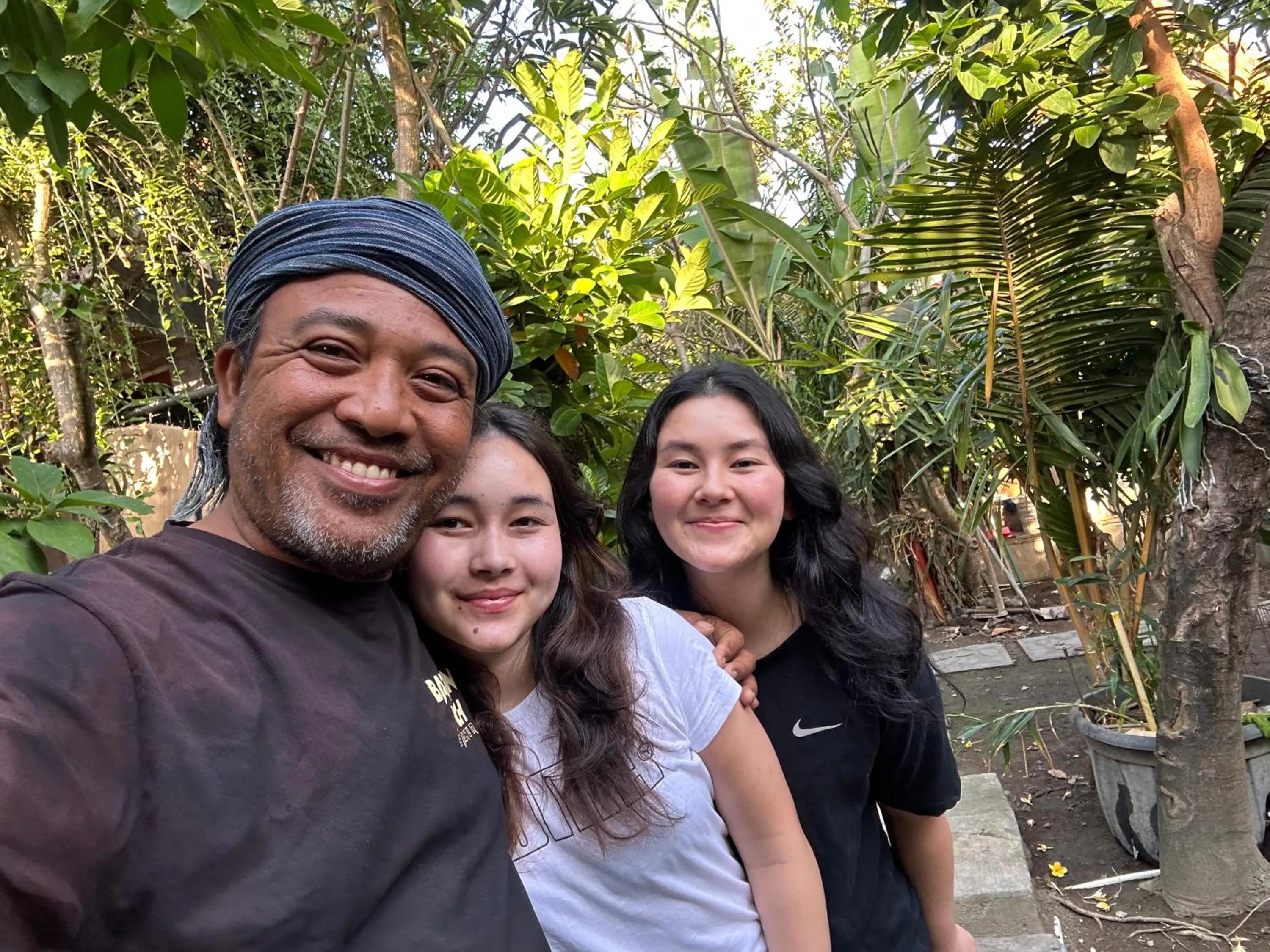 Garden view in Diuma residence yoga meditation retreat and healing Center