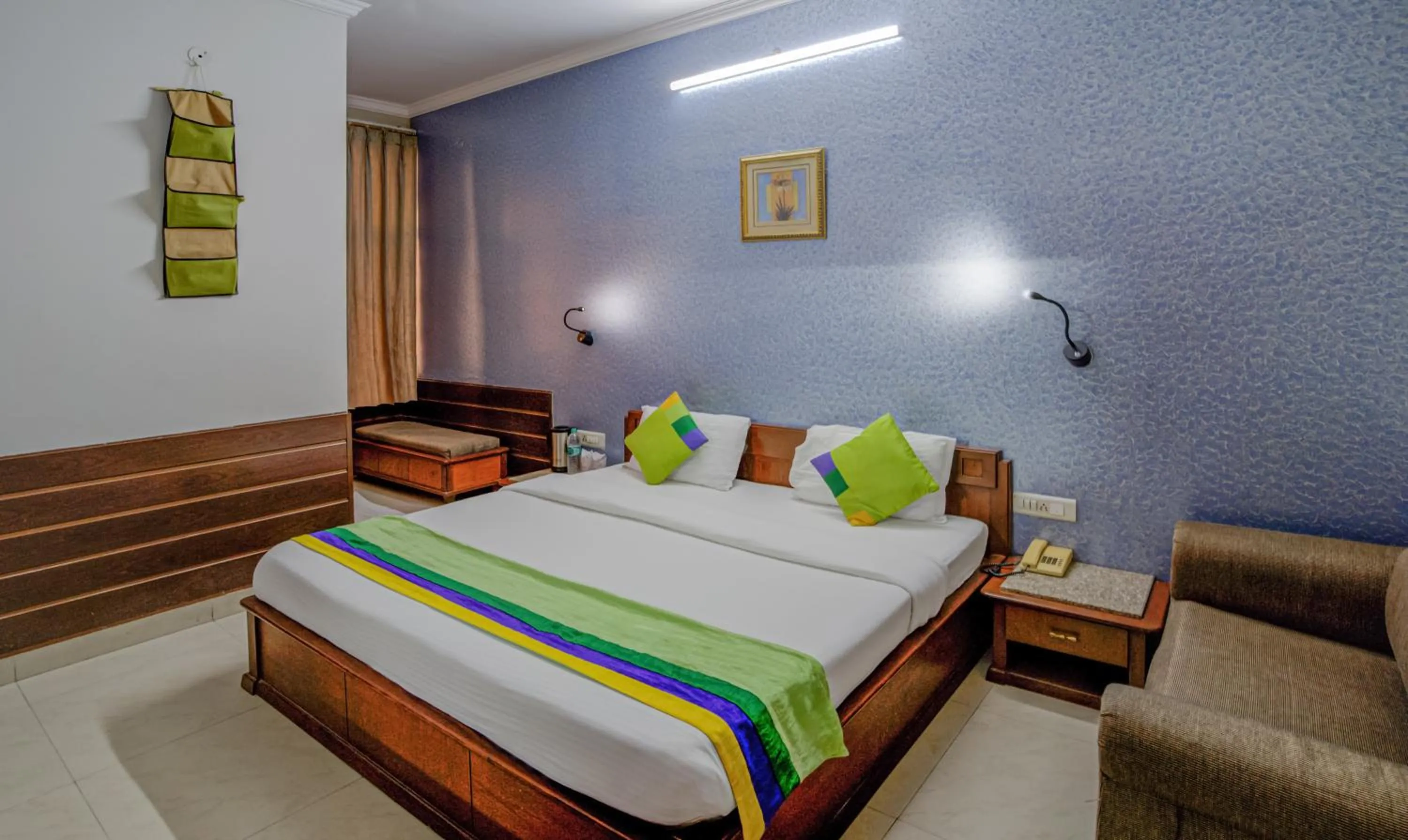 Bedroom, Bed in Treebo Bliss