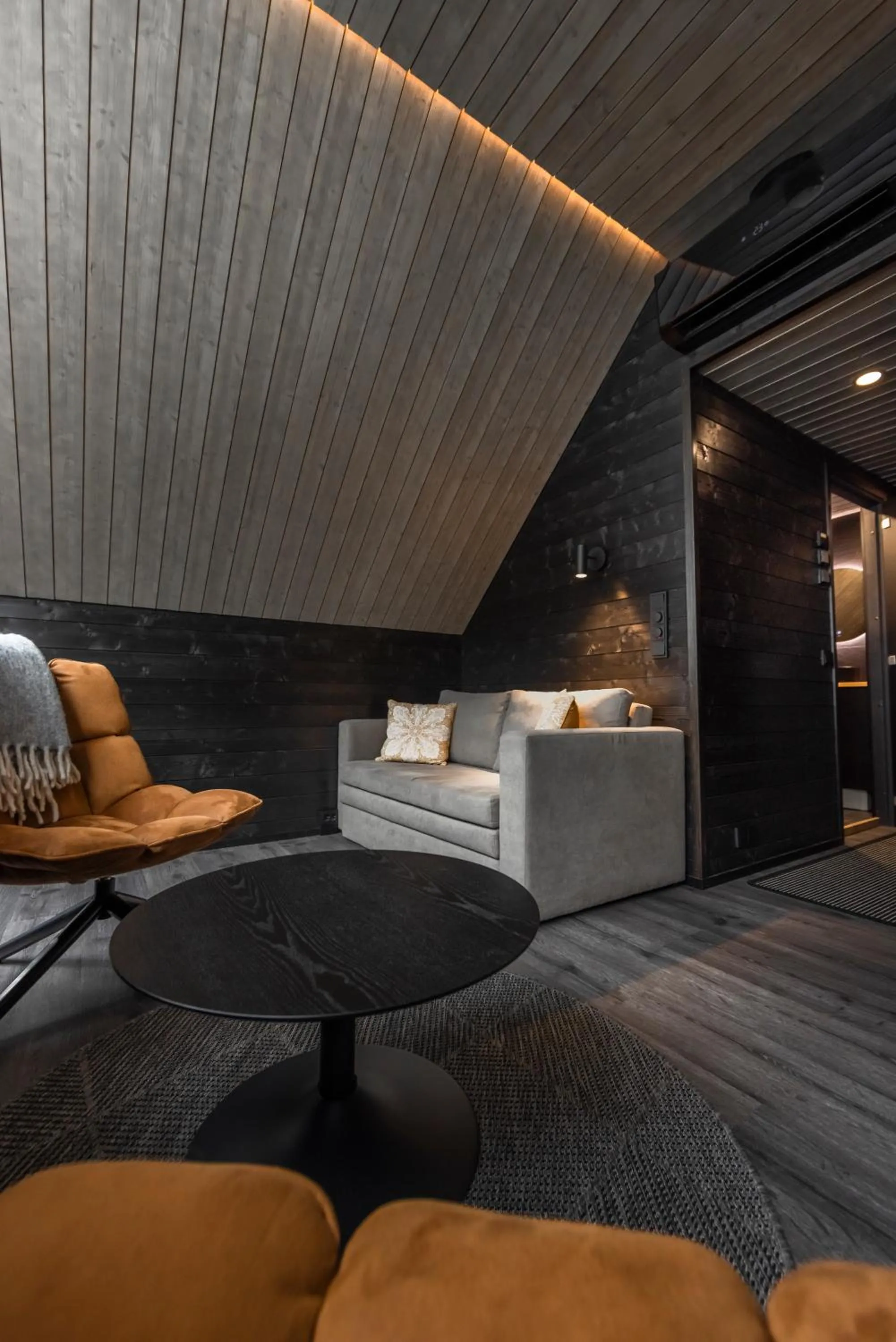 Seating area in Aurora Village Ivalo