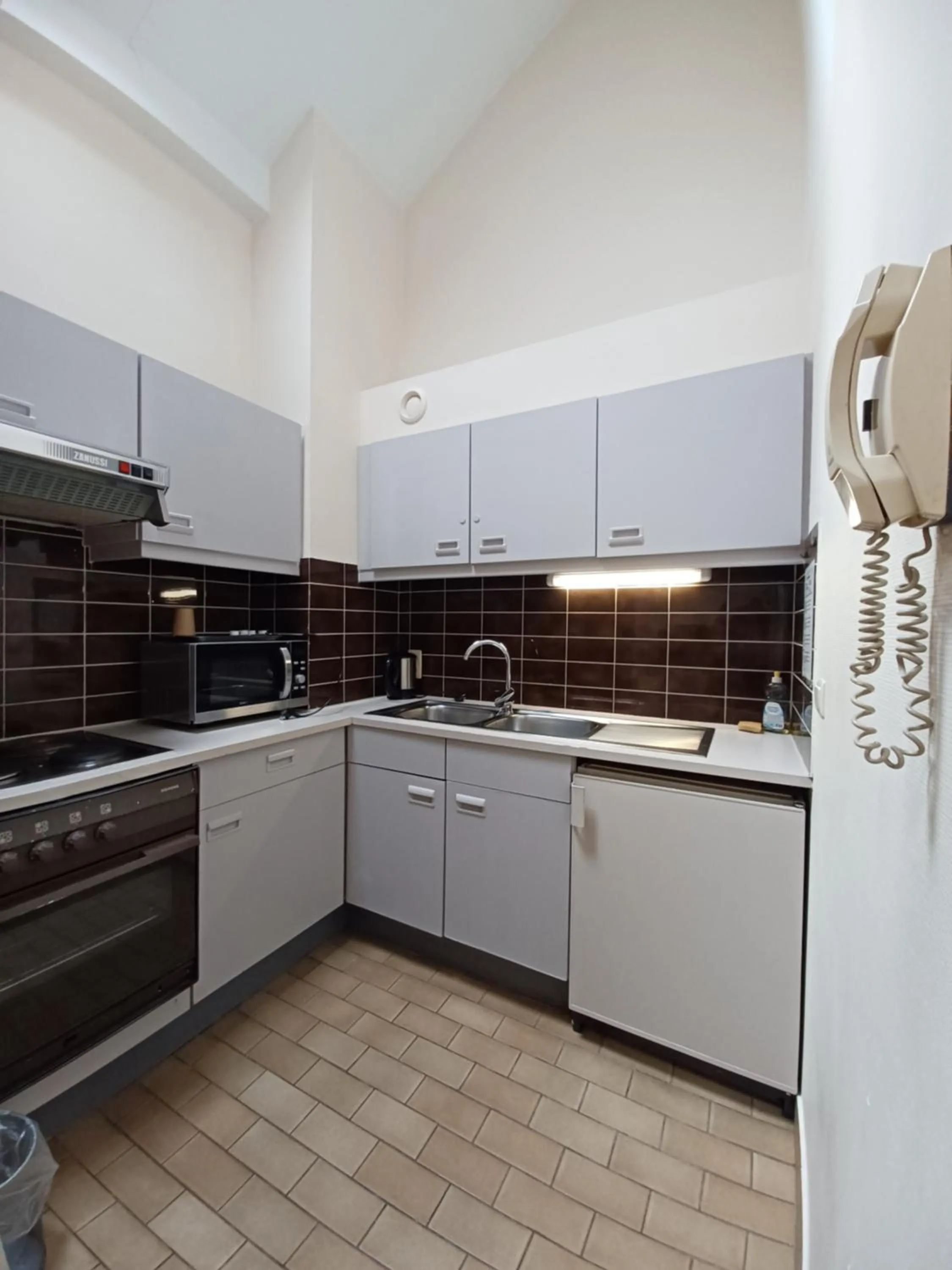 Kitchen or kitchenette in Hotel Koffieboontje