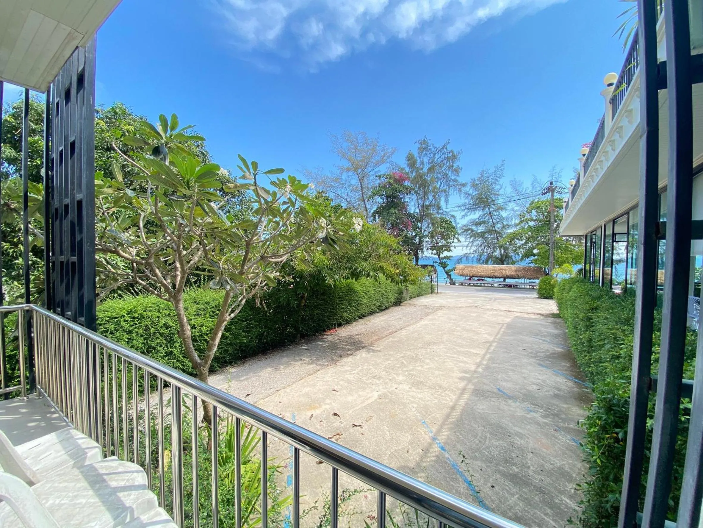 Parking in White Sand Halal House Krabi