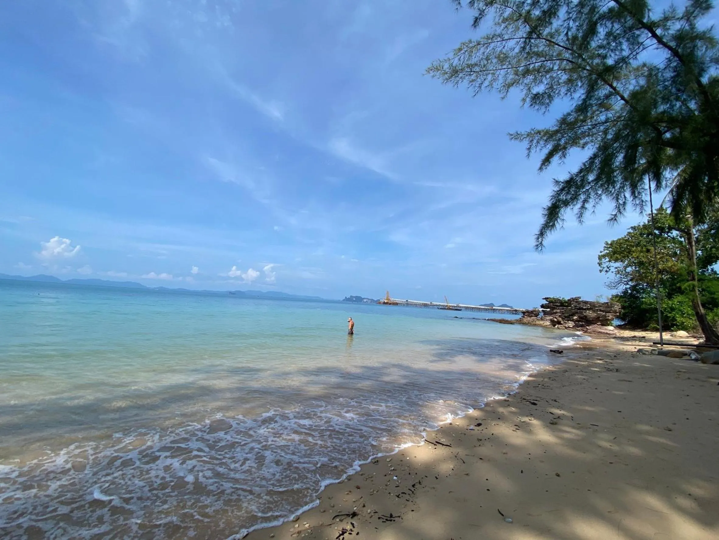 Beach in White Sand Halal House Krabi