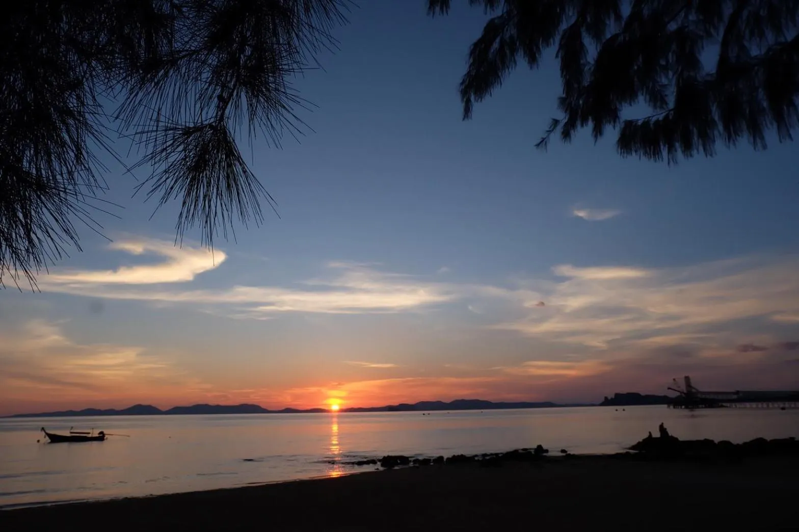 Sea view in White Sand Halal House Krabi