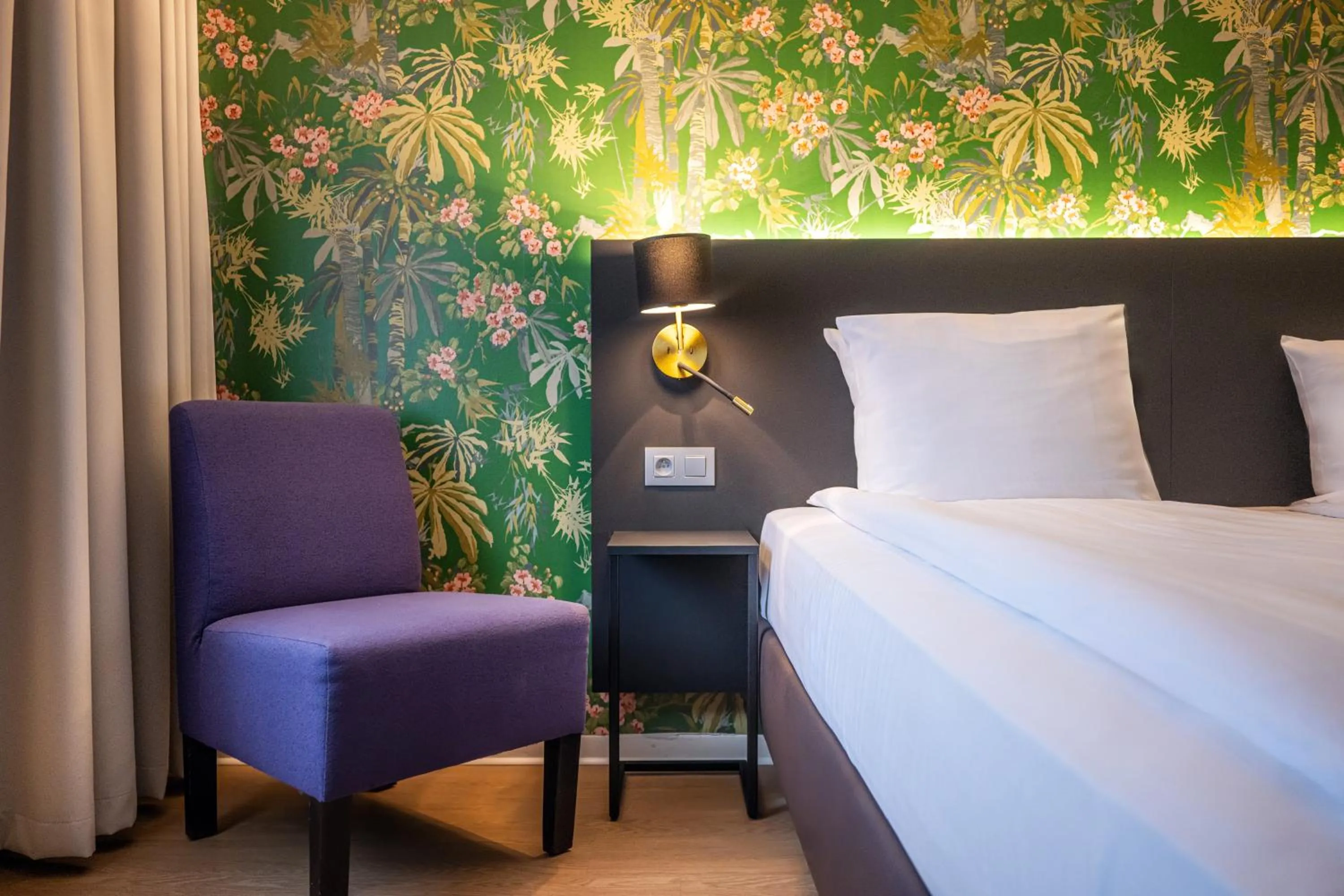 Bed in Thon Hotel Brussels Airport