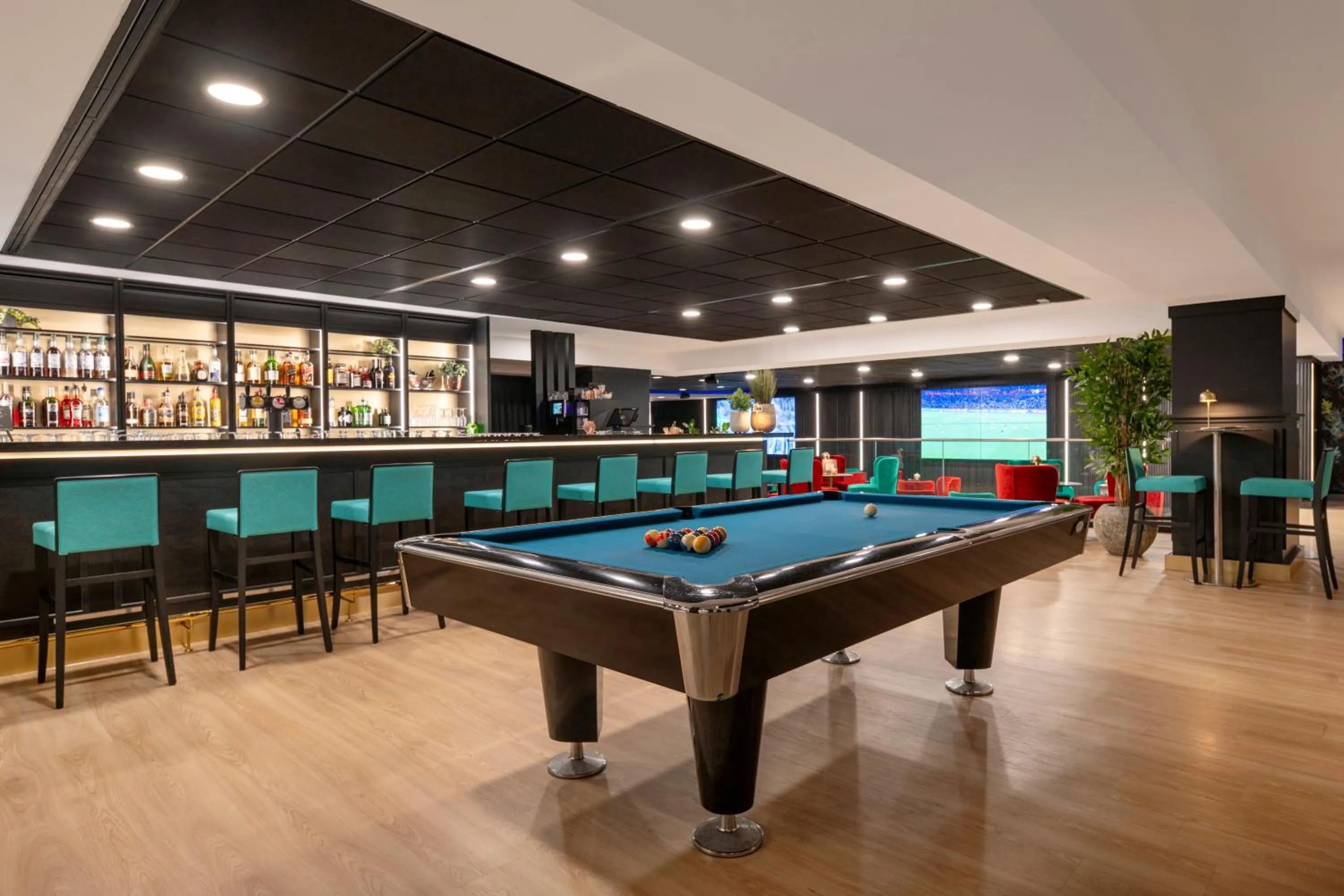 Billiard in Thon Hotel Brussels City Centre