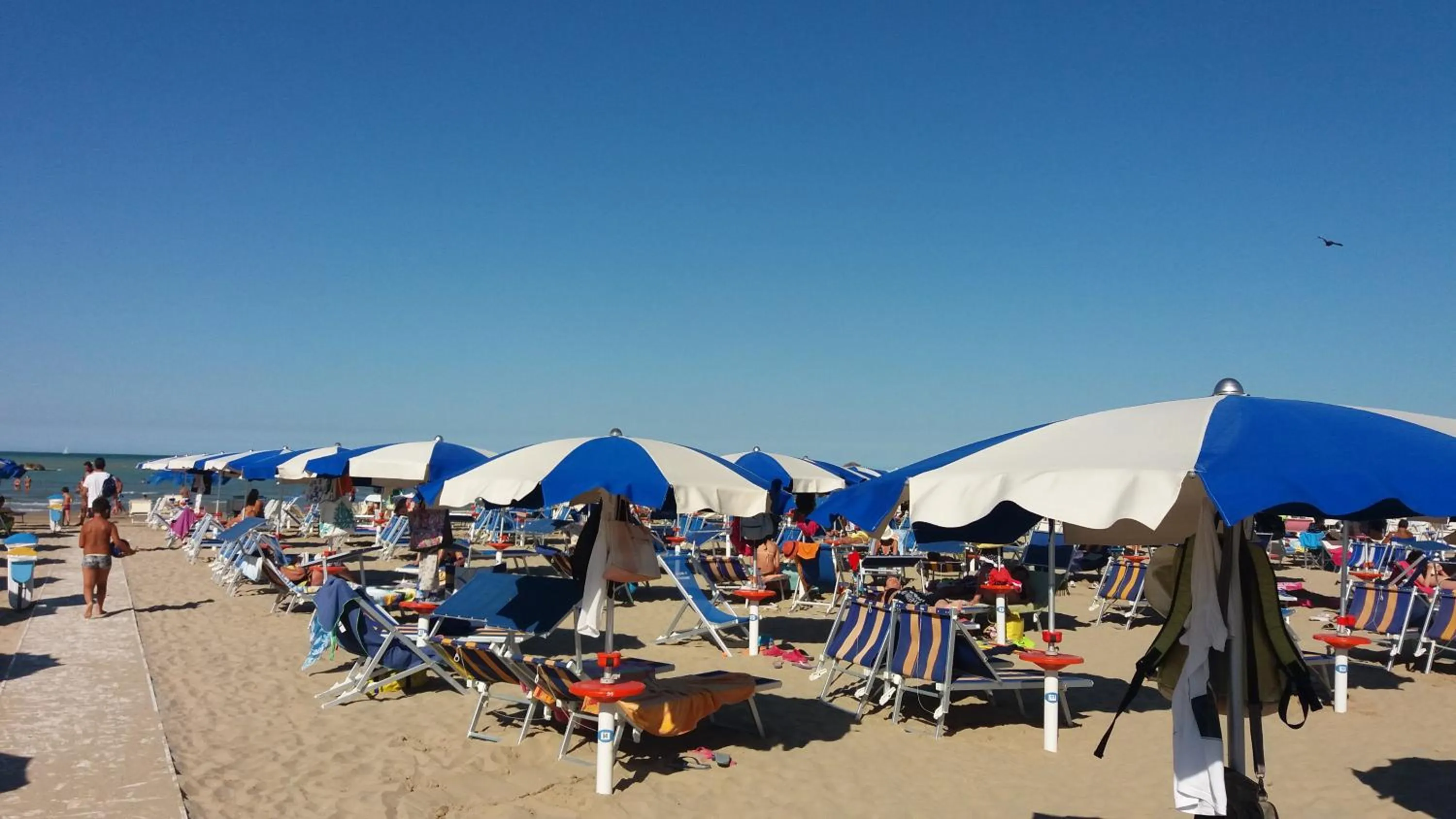 Beach in Albergo Primavera