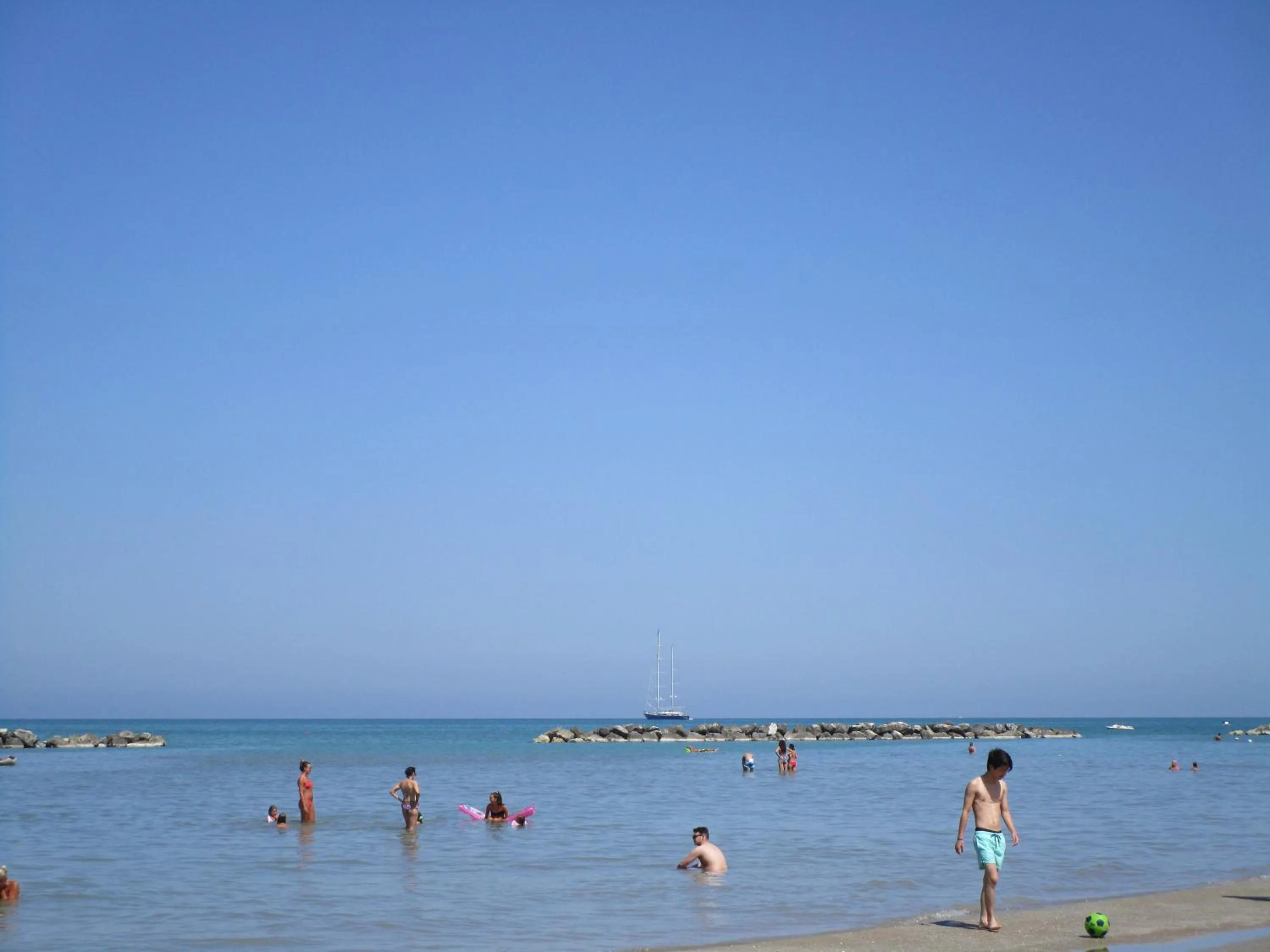 Beach in Albergo Primavera