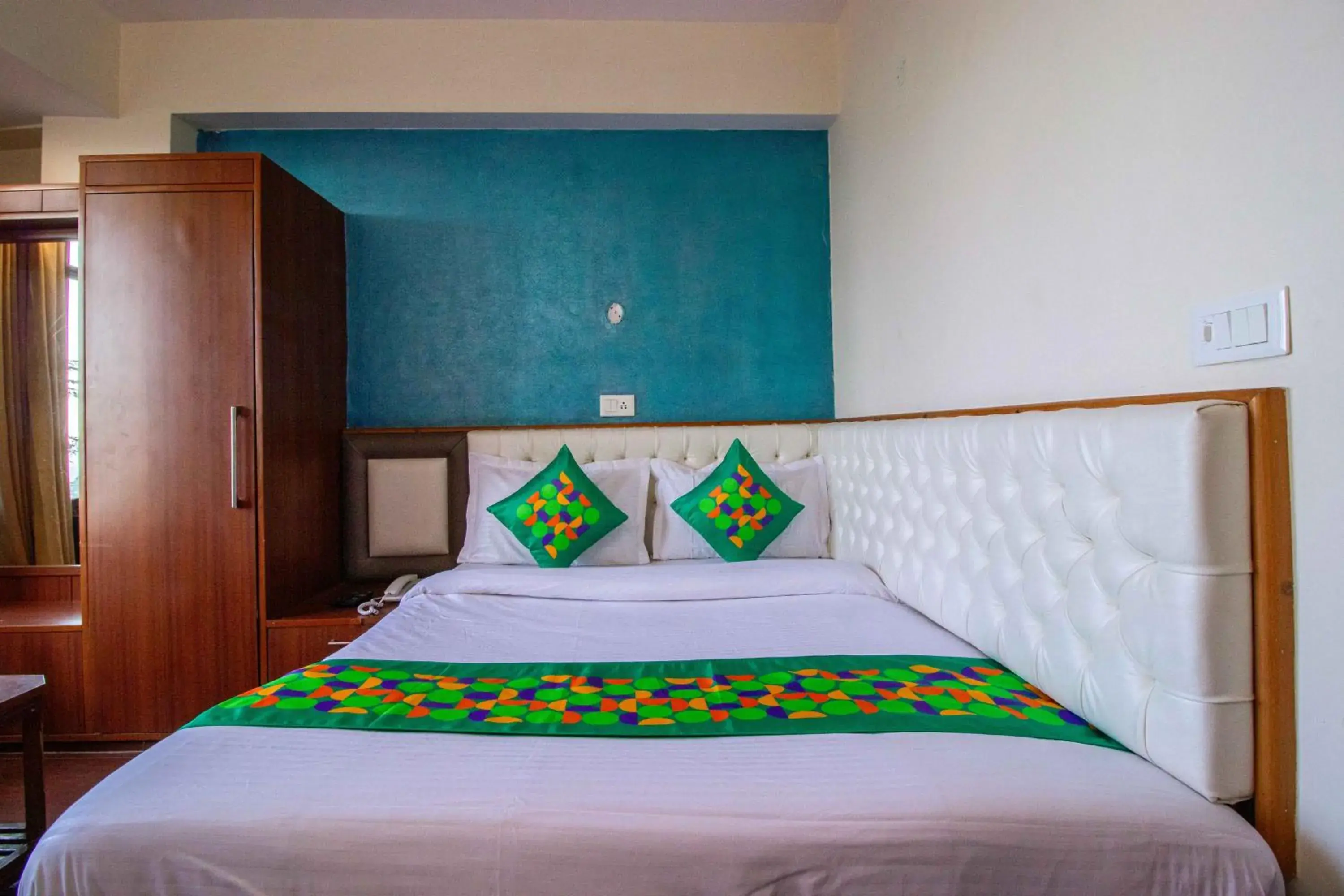 Economy Double Room With Valley View in Treebo Varuna With Mountain View Economy Double Room With Valley View in Treebo Varuna With Mountain View