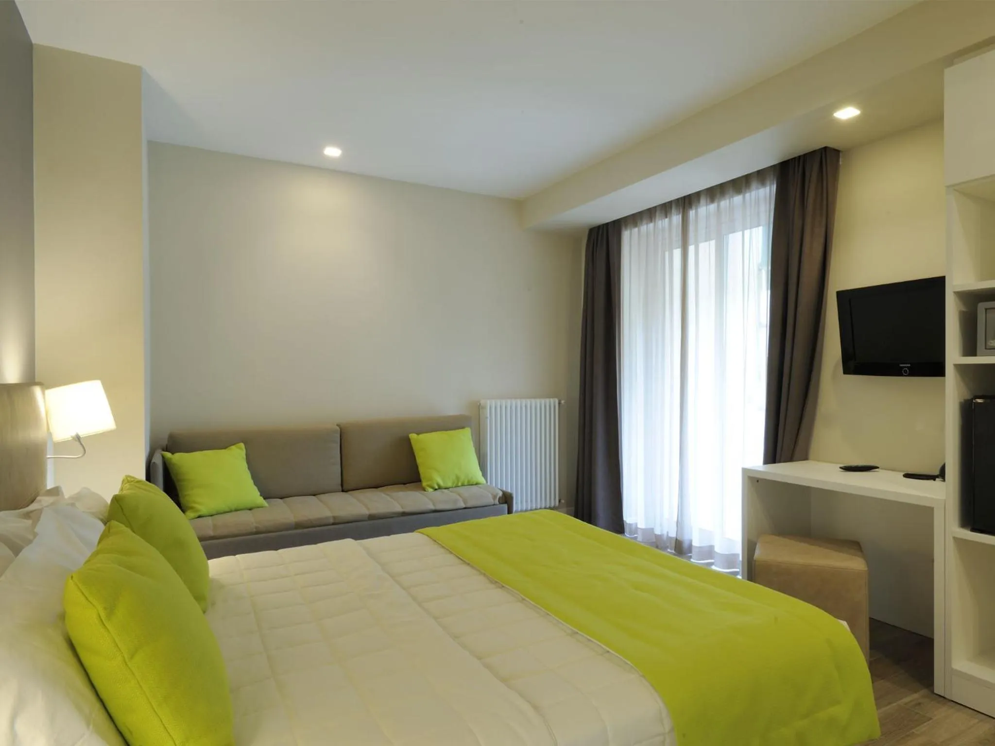 Bed in Hotel Concordia