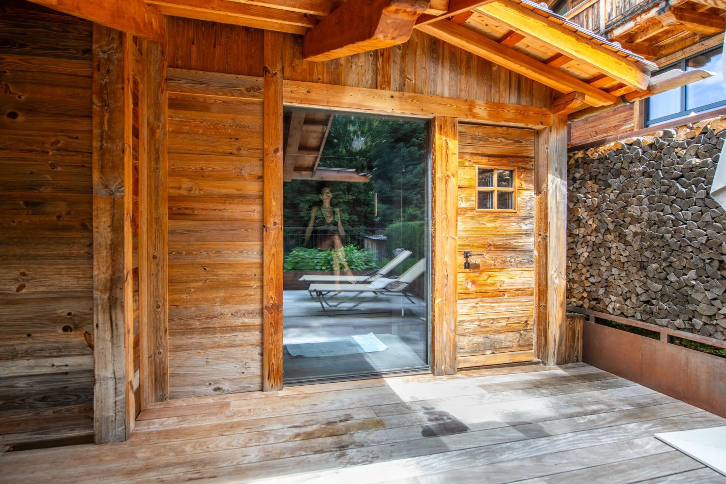 Sauna in Hotel Montchalet