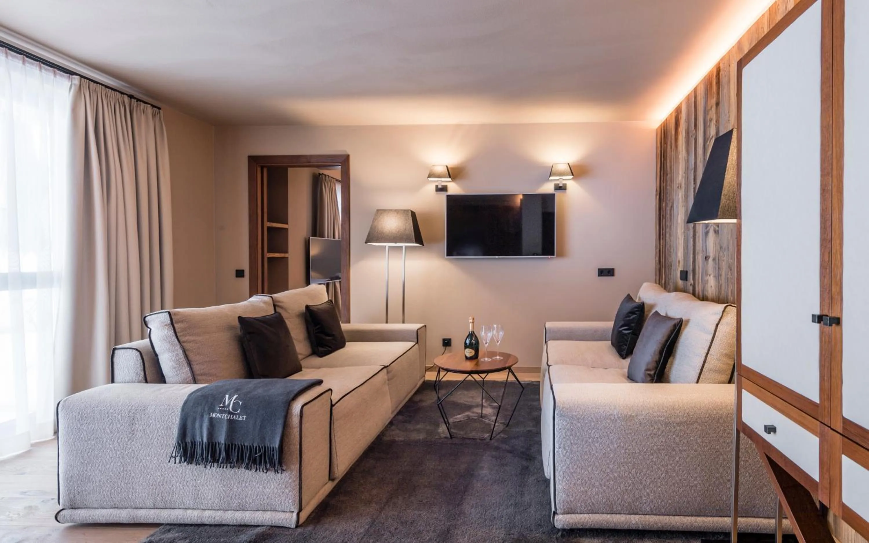 Living room in Hotel Montchalet