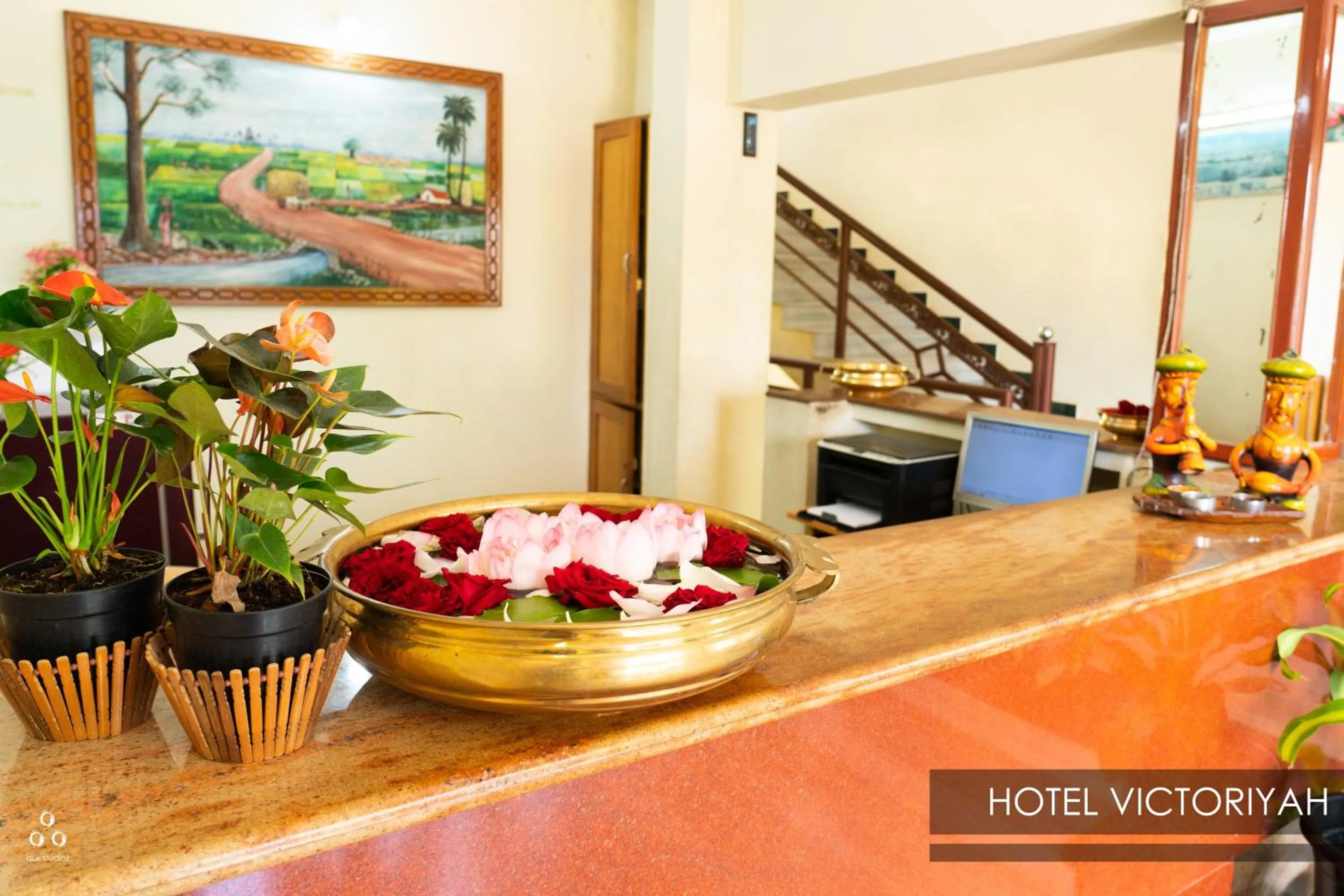 Lobby or reception in Hotel Victoriyah