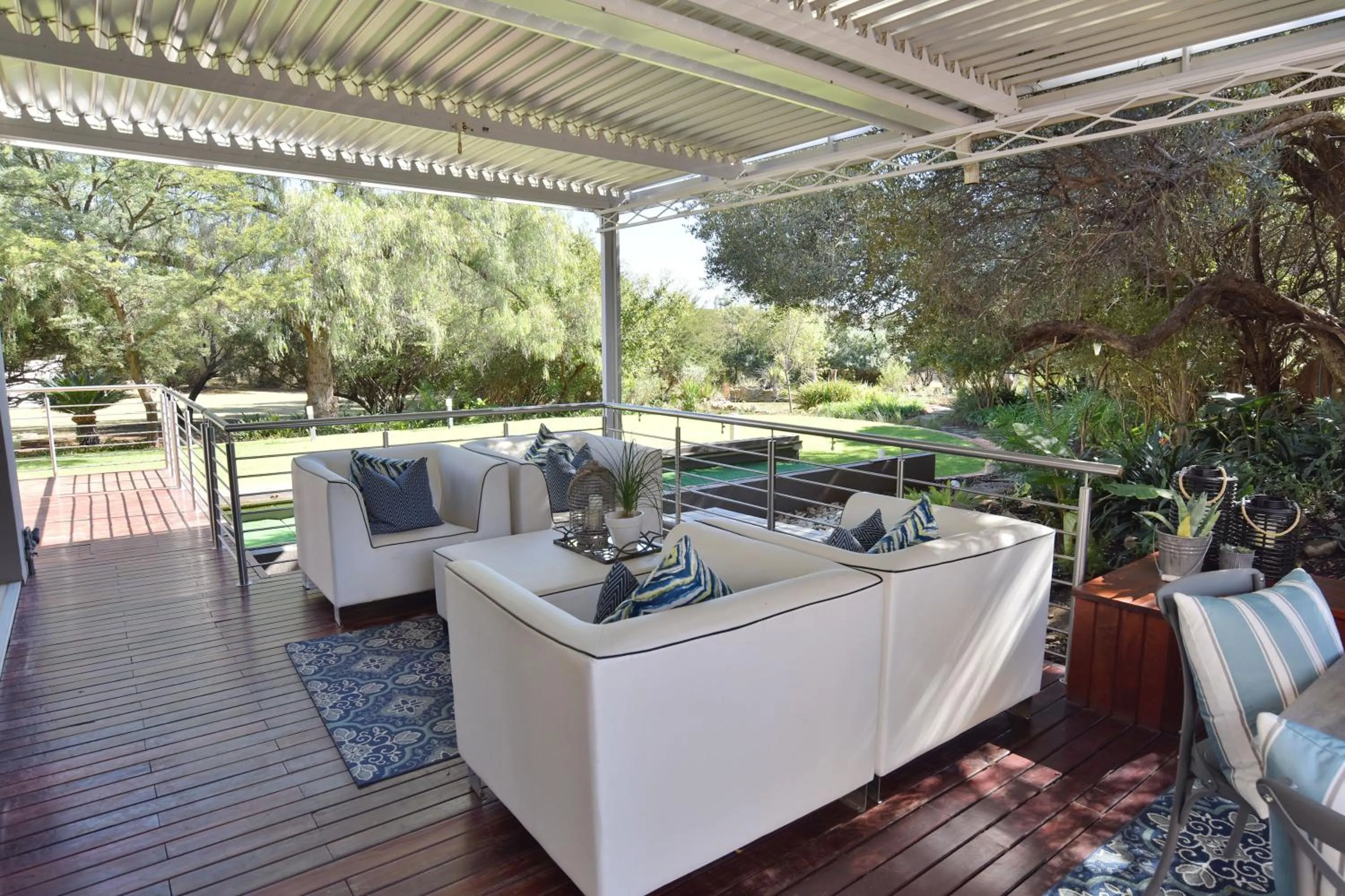 Patio in Tredenham Boutique Hotel