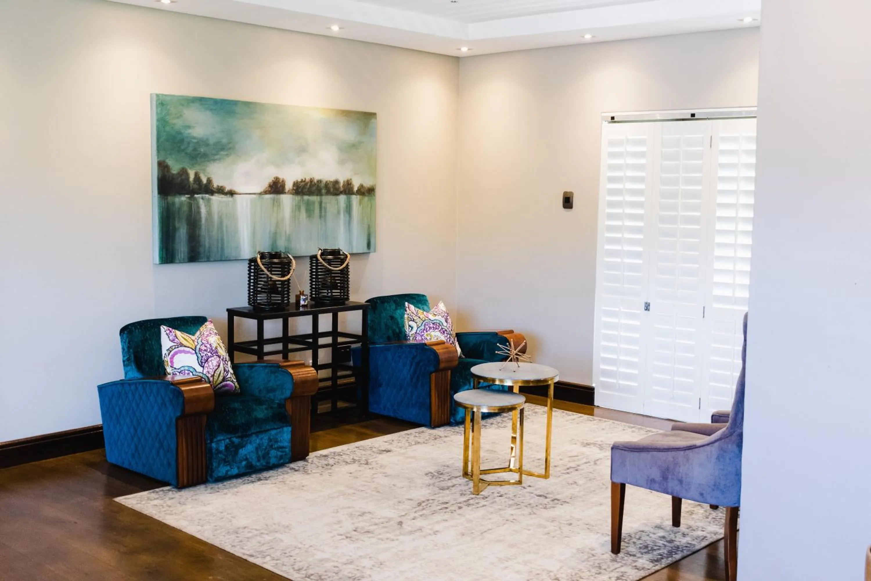 Seating area in Tredenham Boutique Hotel