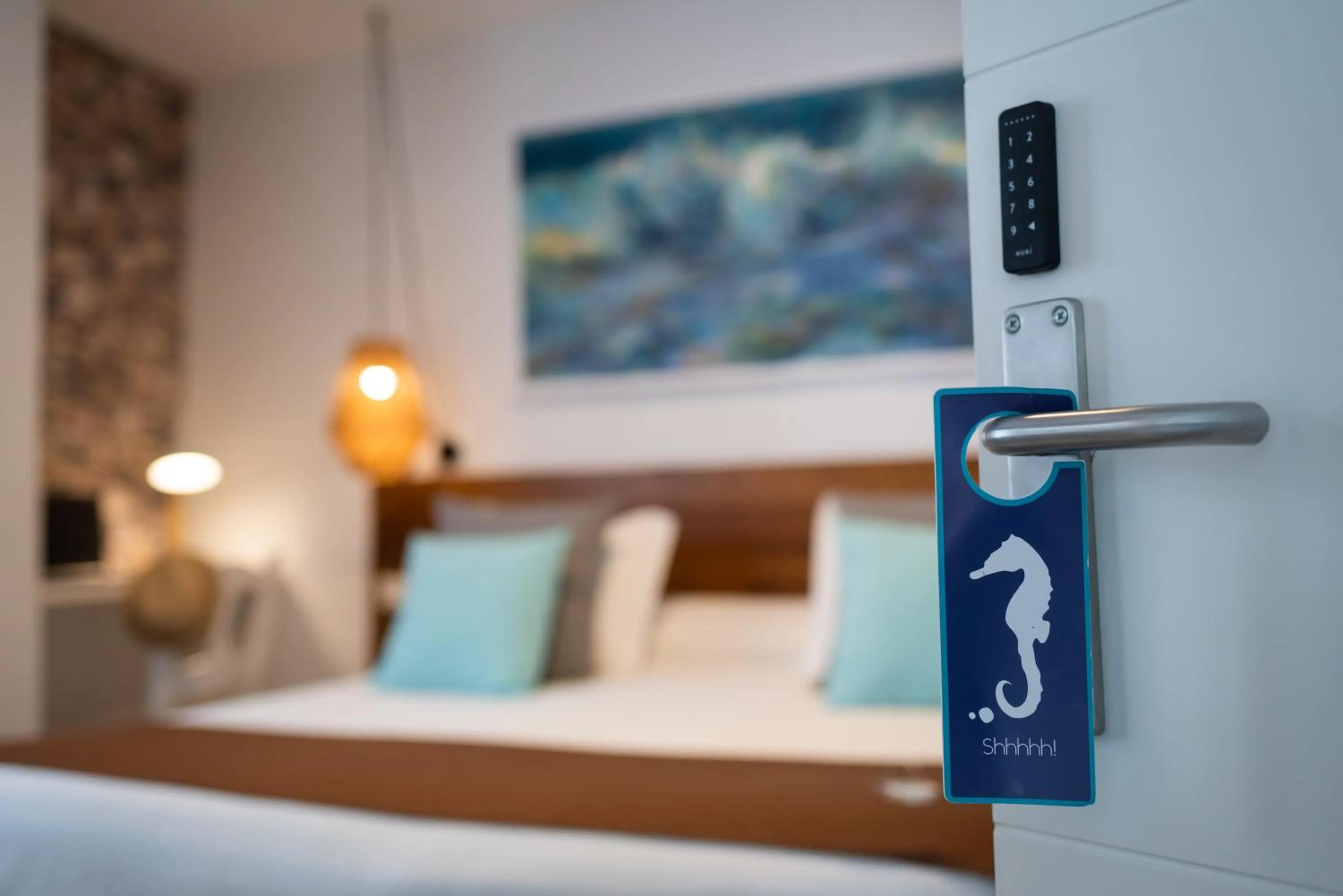 Property building, Bed in Hostal Boutique Casa del Mar Altea