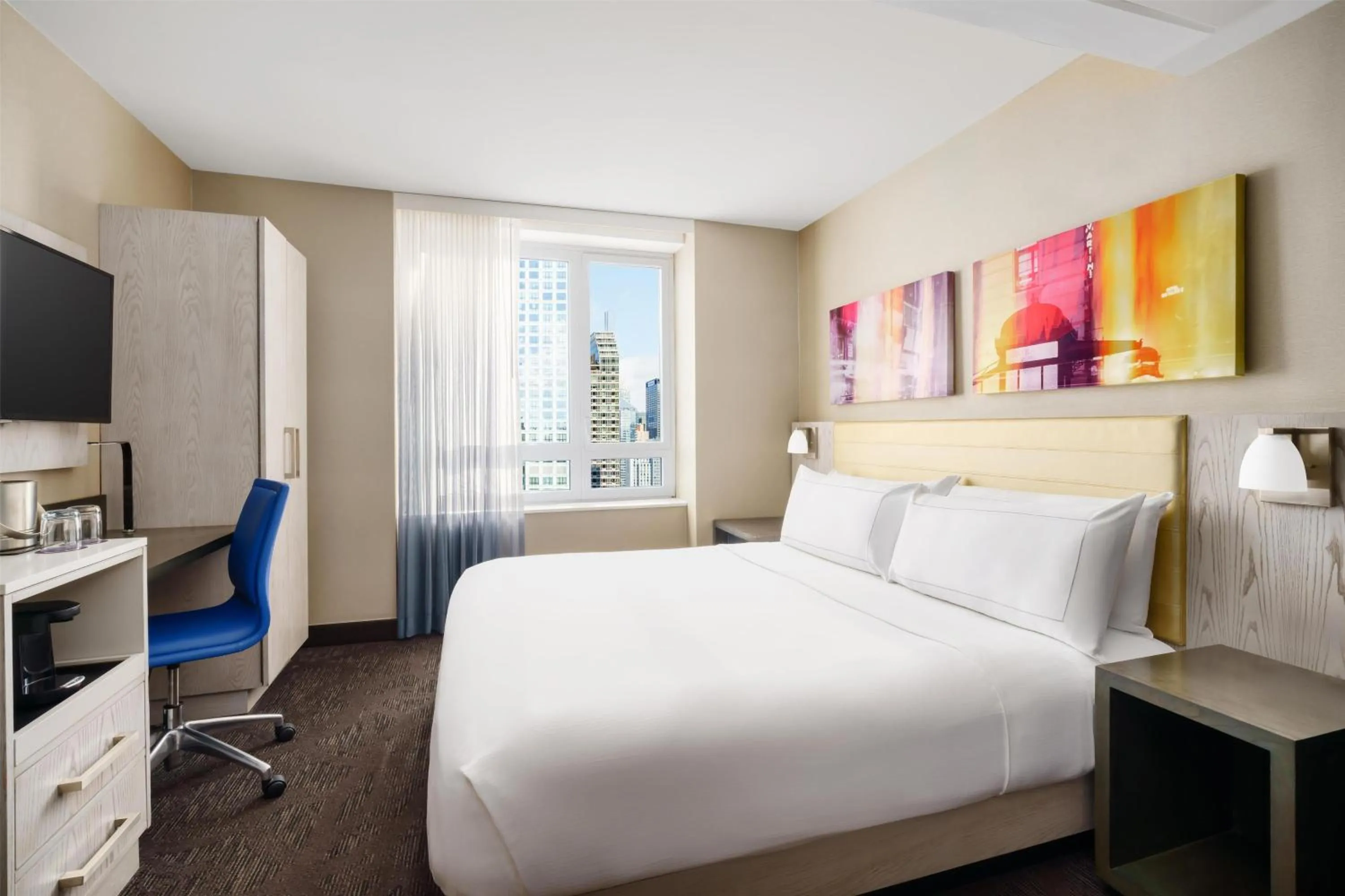Bed in Doubletree By Hilton New York Times Square West